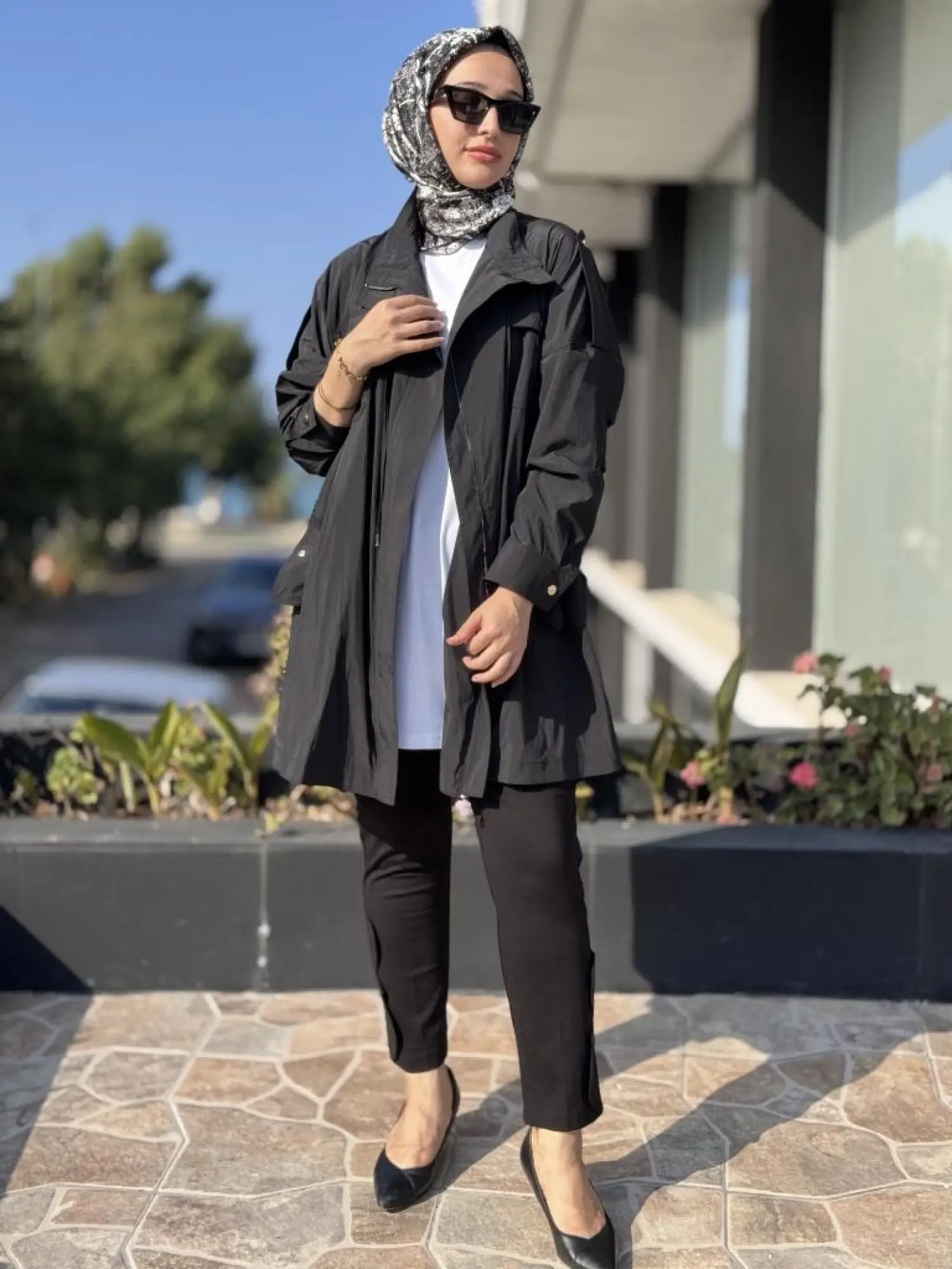 Almarwah Hakim Yaka Apoletli Yağmurluk/ Kap 404987