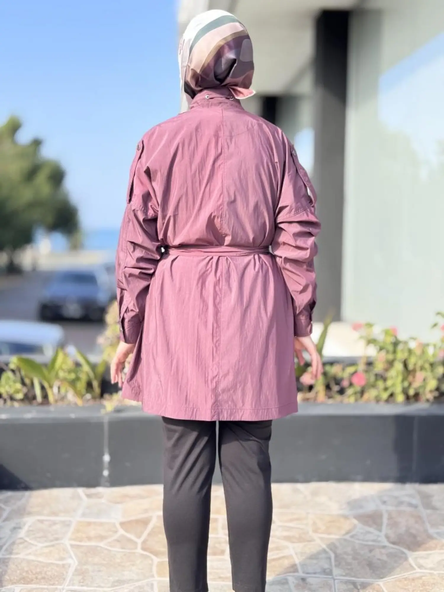 Almarwah Hakim Yaka Apoletli Yağmurluk/ Kap 404987