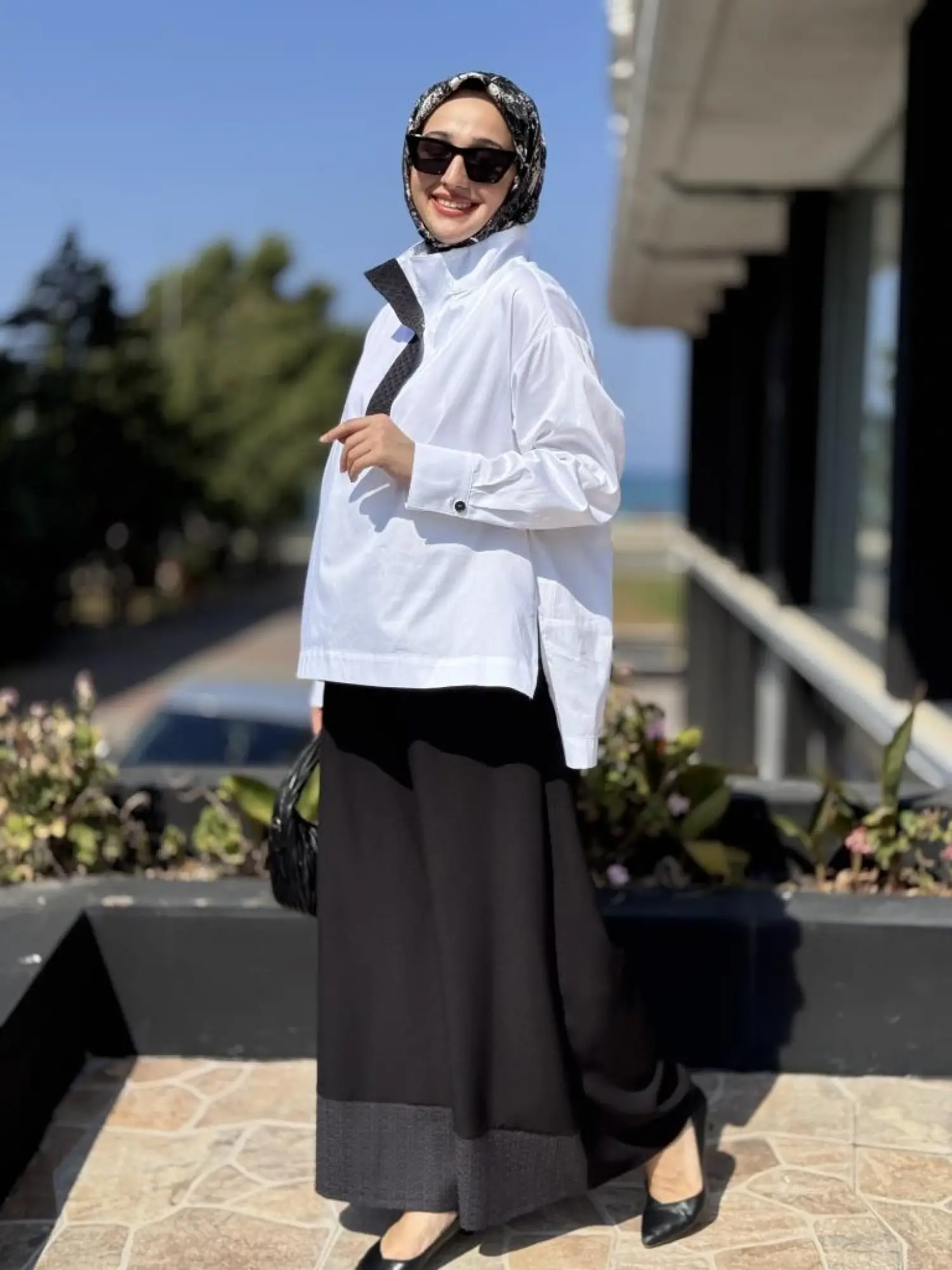 Almarwah Hakim Yaka,Yaka ve Paça Detaylı Gömlek Pantolon Takım 202904