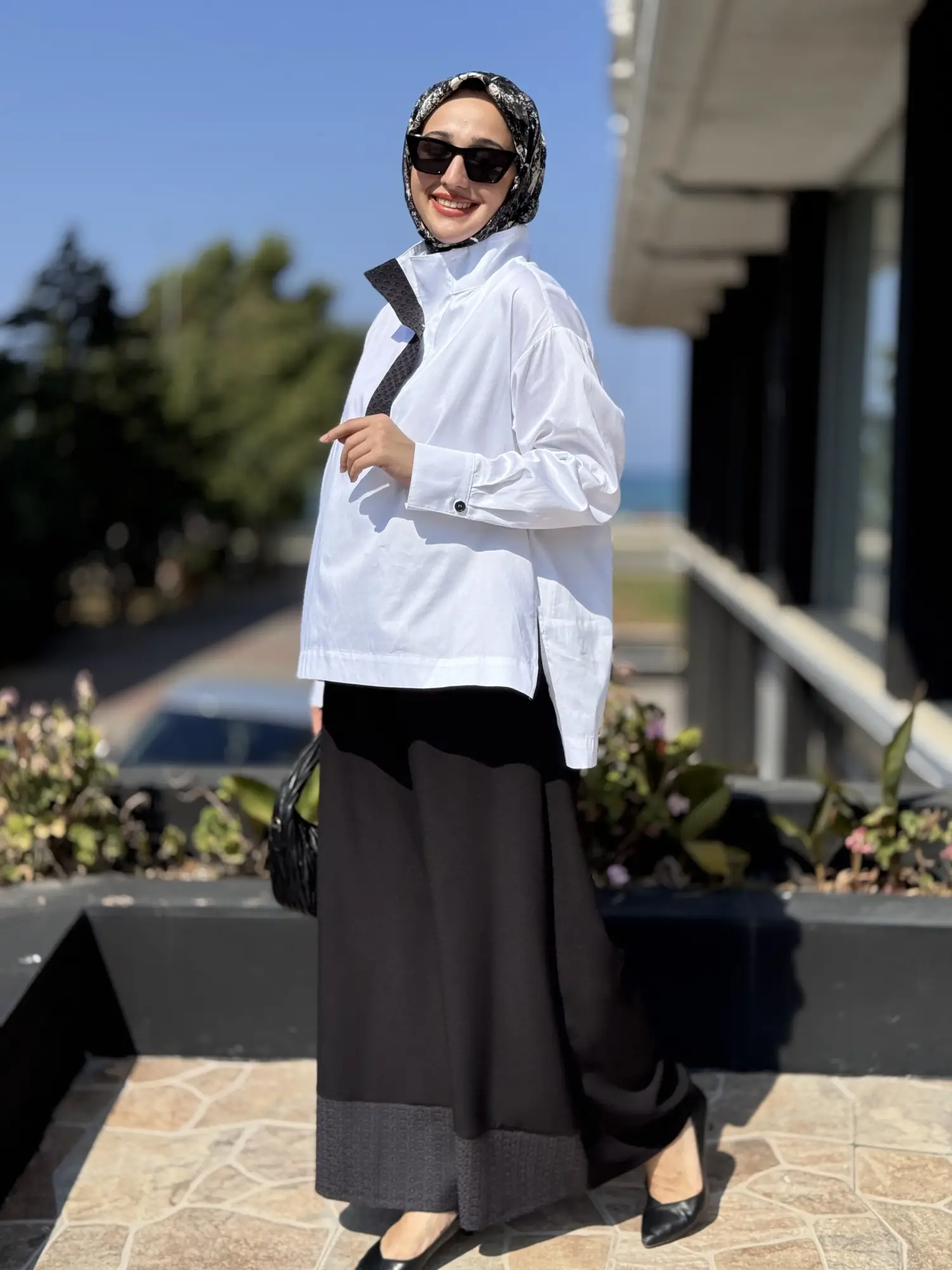 Almarwah Hakim Yaka,Yaka ve Paça Detaylı Gömlek Pantolon Takım 202904