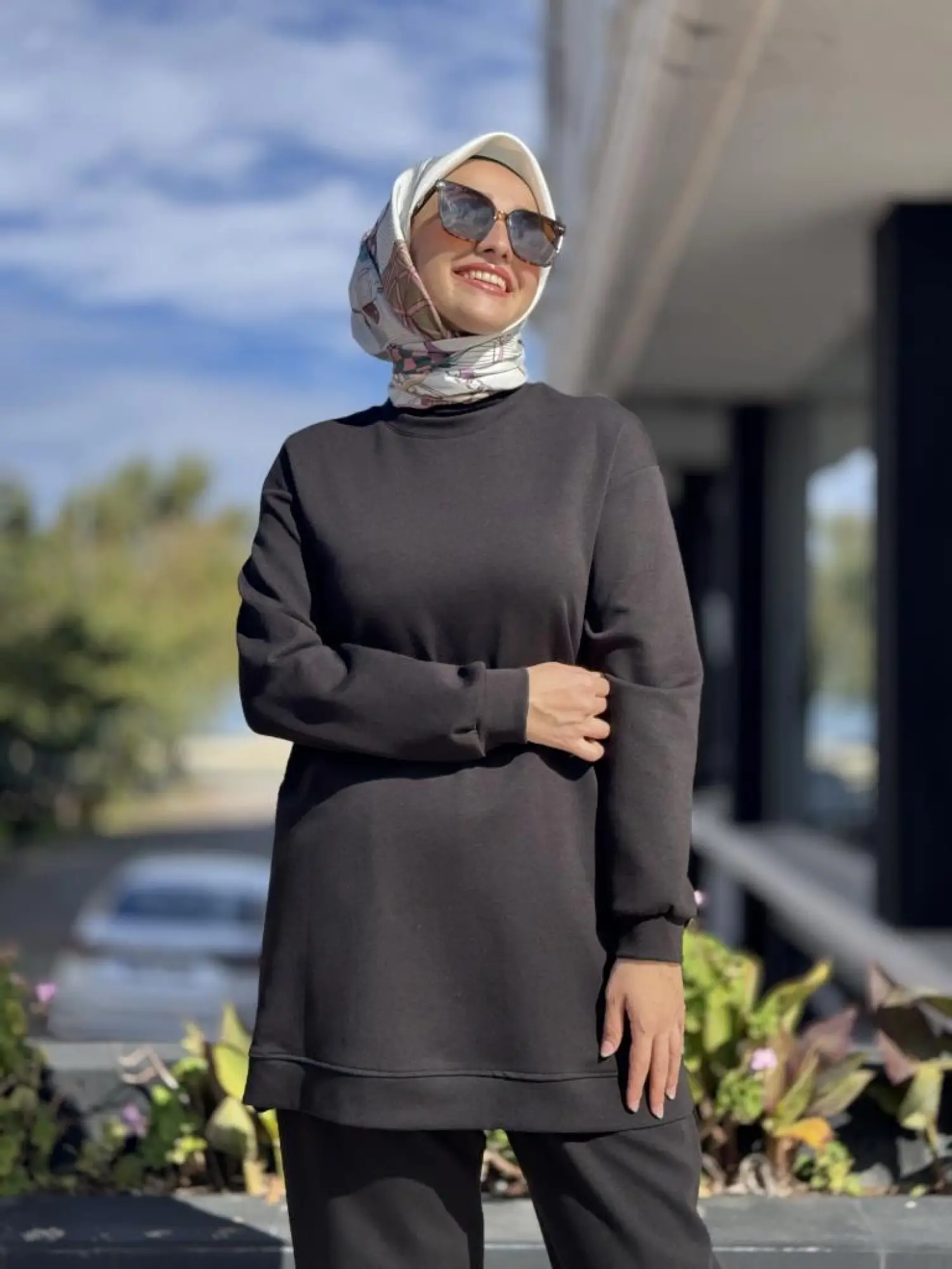 Almarwah Havuç Pantolonlu Basic Takım 202890