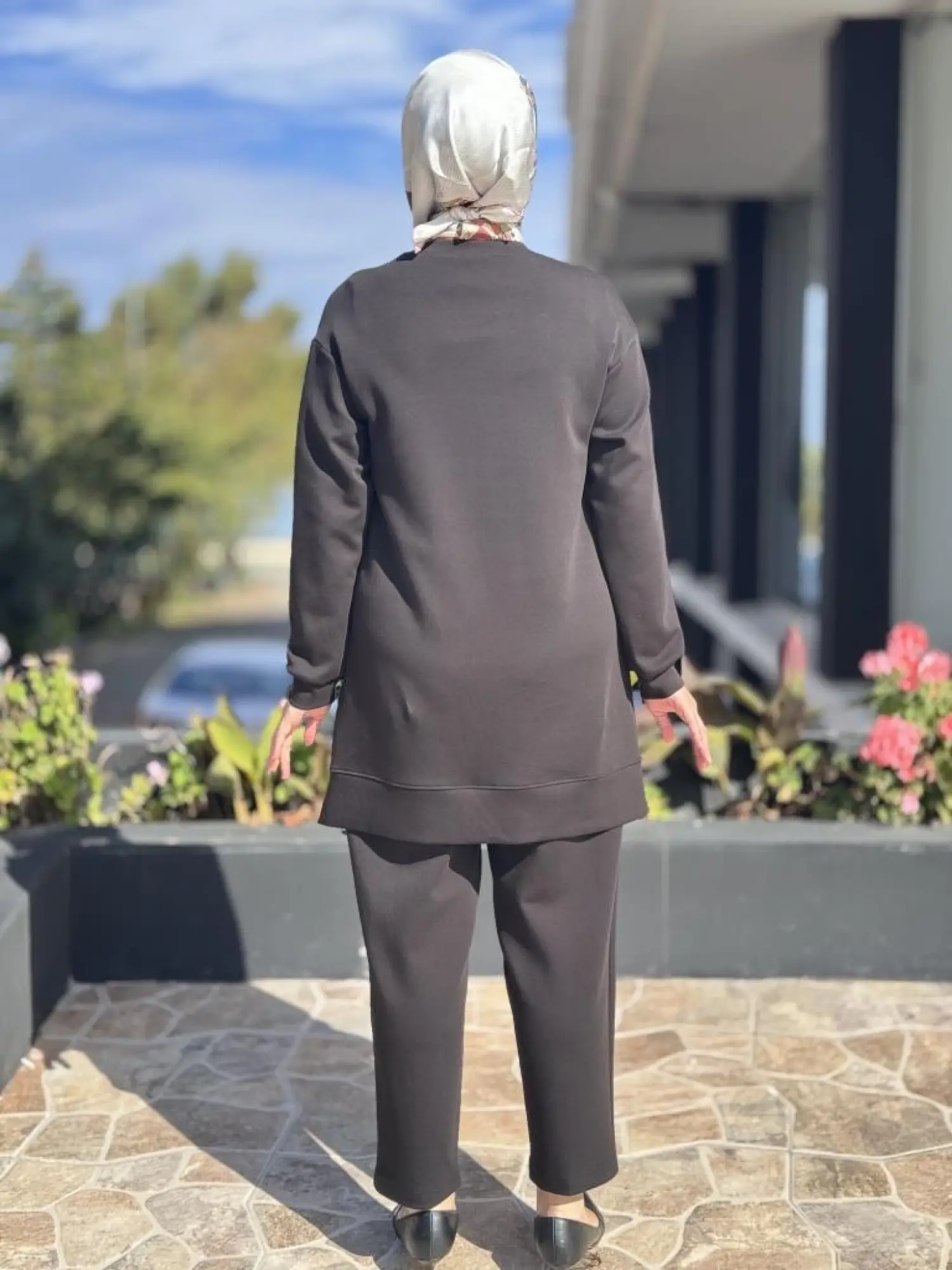 Almarwah Havuç Pantolonlu Basic Takım 202890