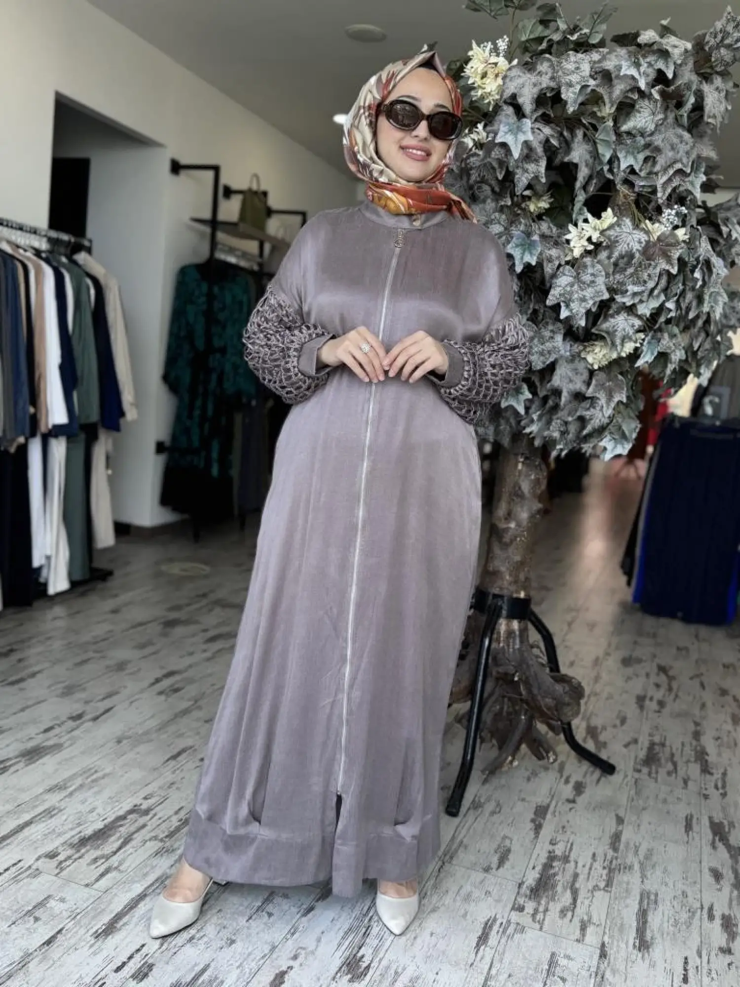 Almarwah Kollarıı Fileli Fermuarlı Kap 404938