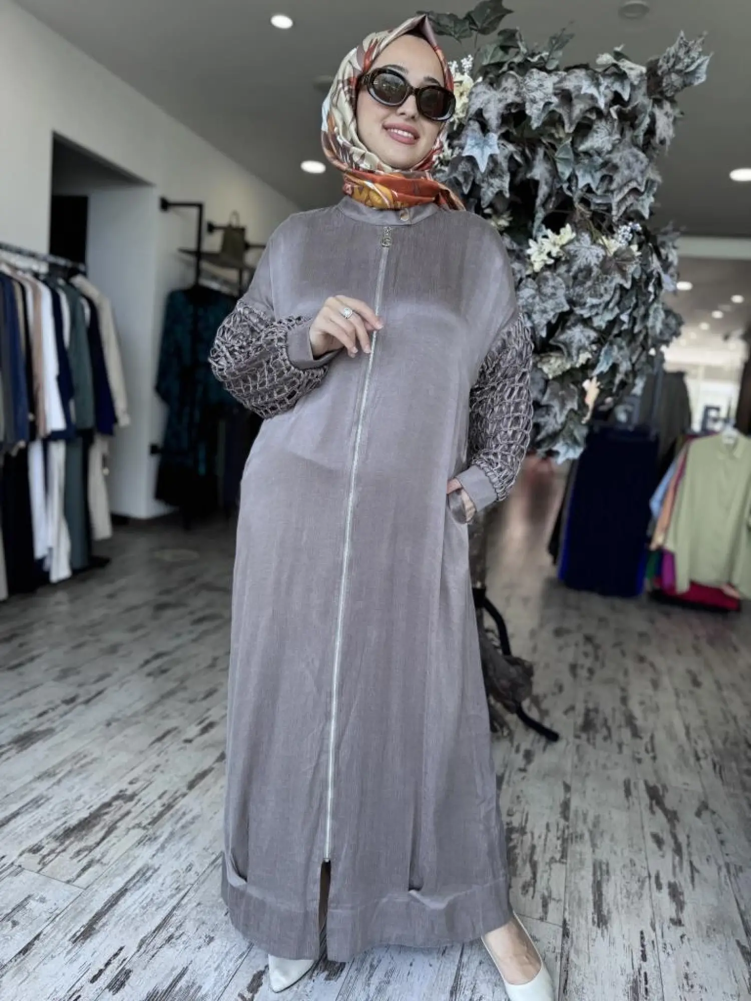 Almarwah Kollarıı Fileli Fermuarlı Kap 404938