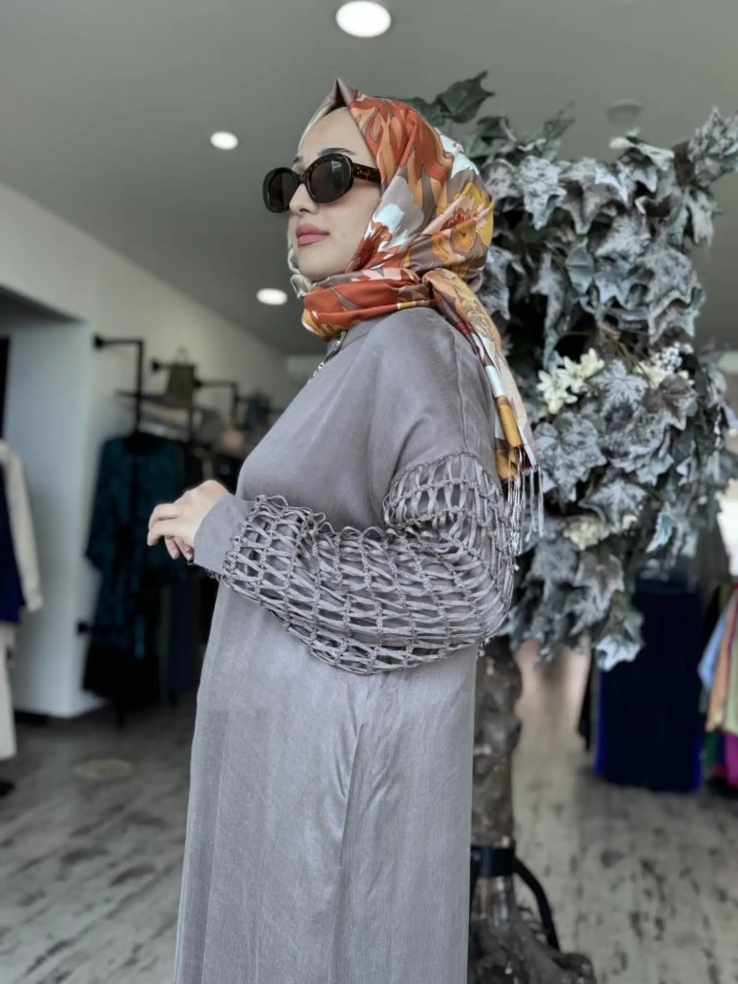 Almarwah Kollarıı Fileli Fermuarlı Kap 404938