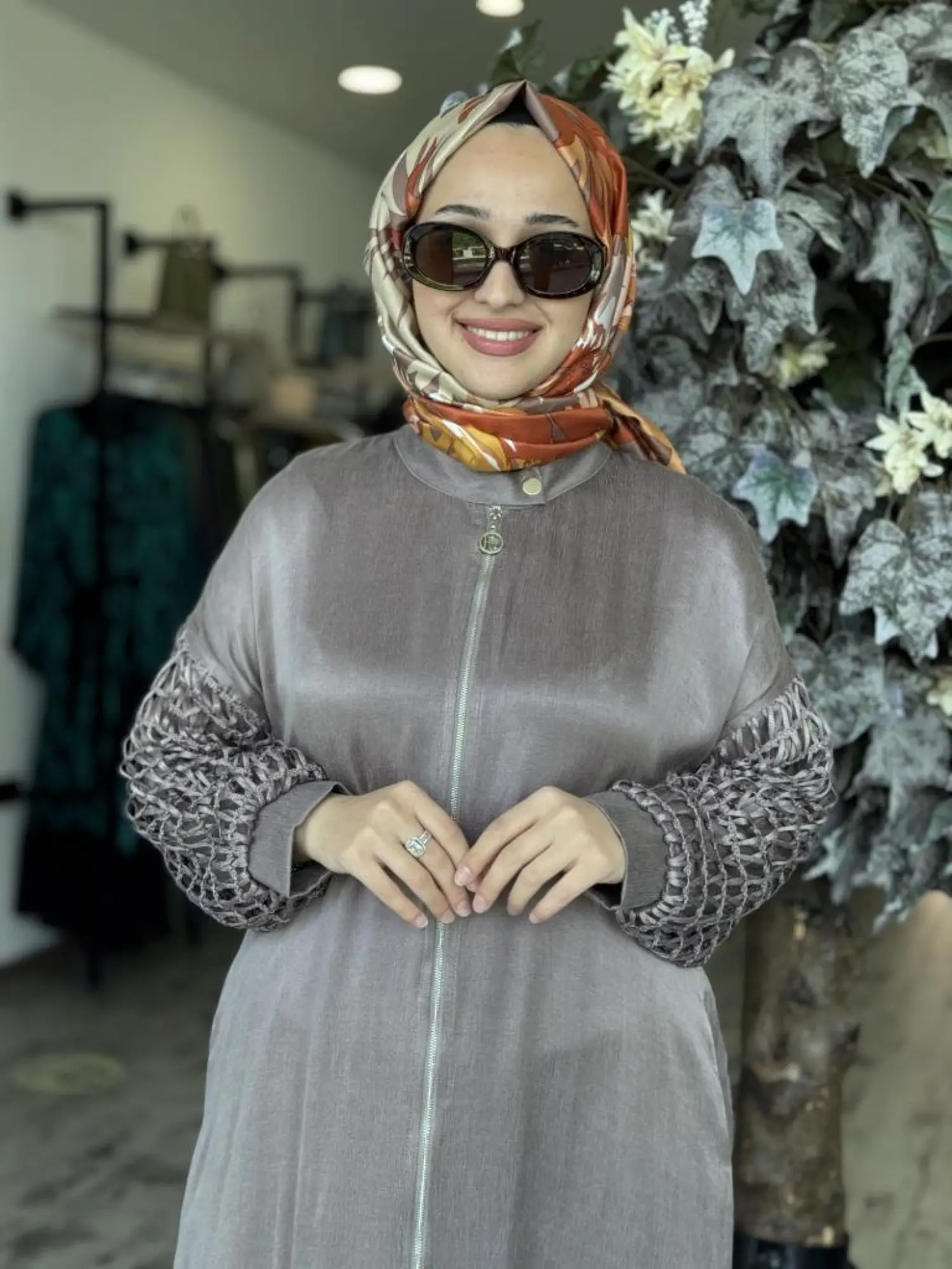 Almarwah Kollarıı Fileli Fermuarlı Kap 404938