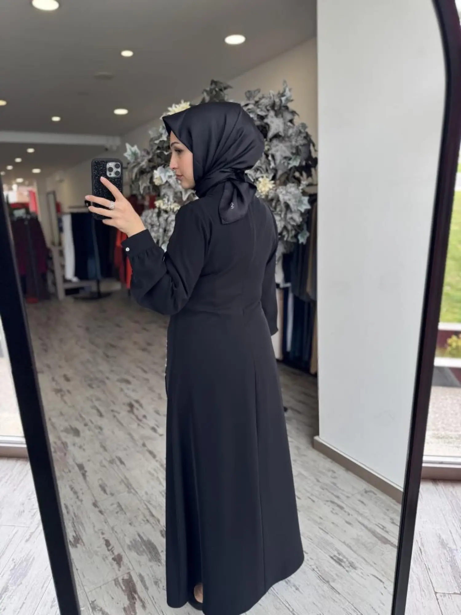 Almarwah Önü İnci ve Taş Detaylı Abiye Elbise 90470