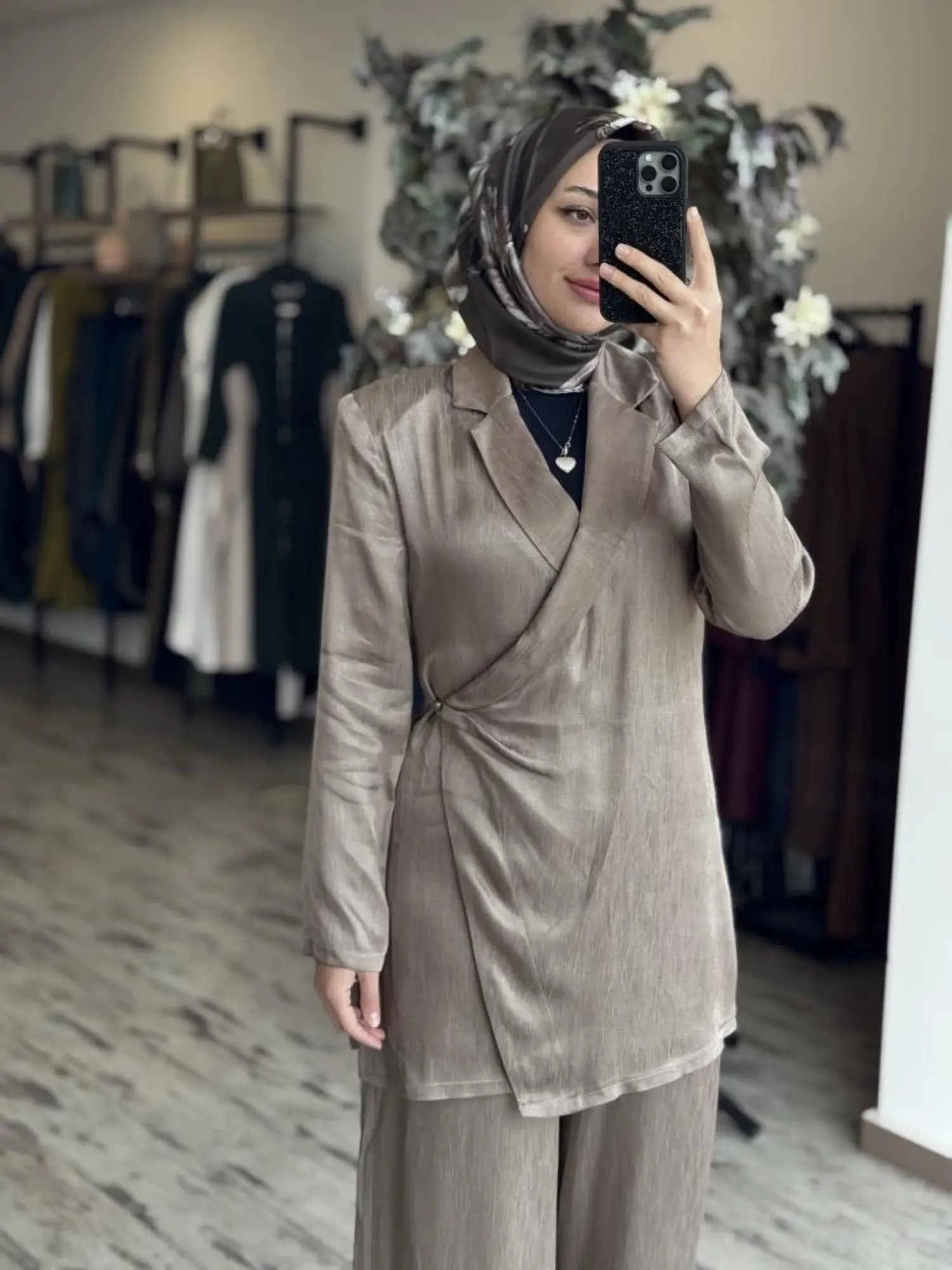 Almarwah Önü Kapaklı Ceket Pantolon Takım 202775