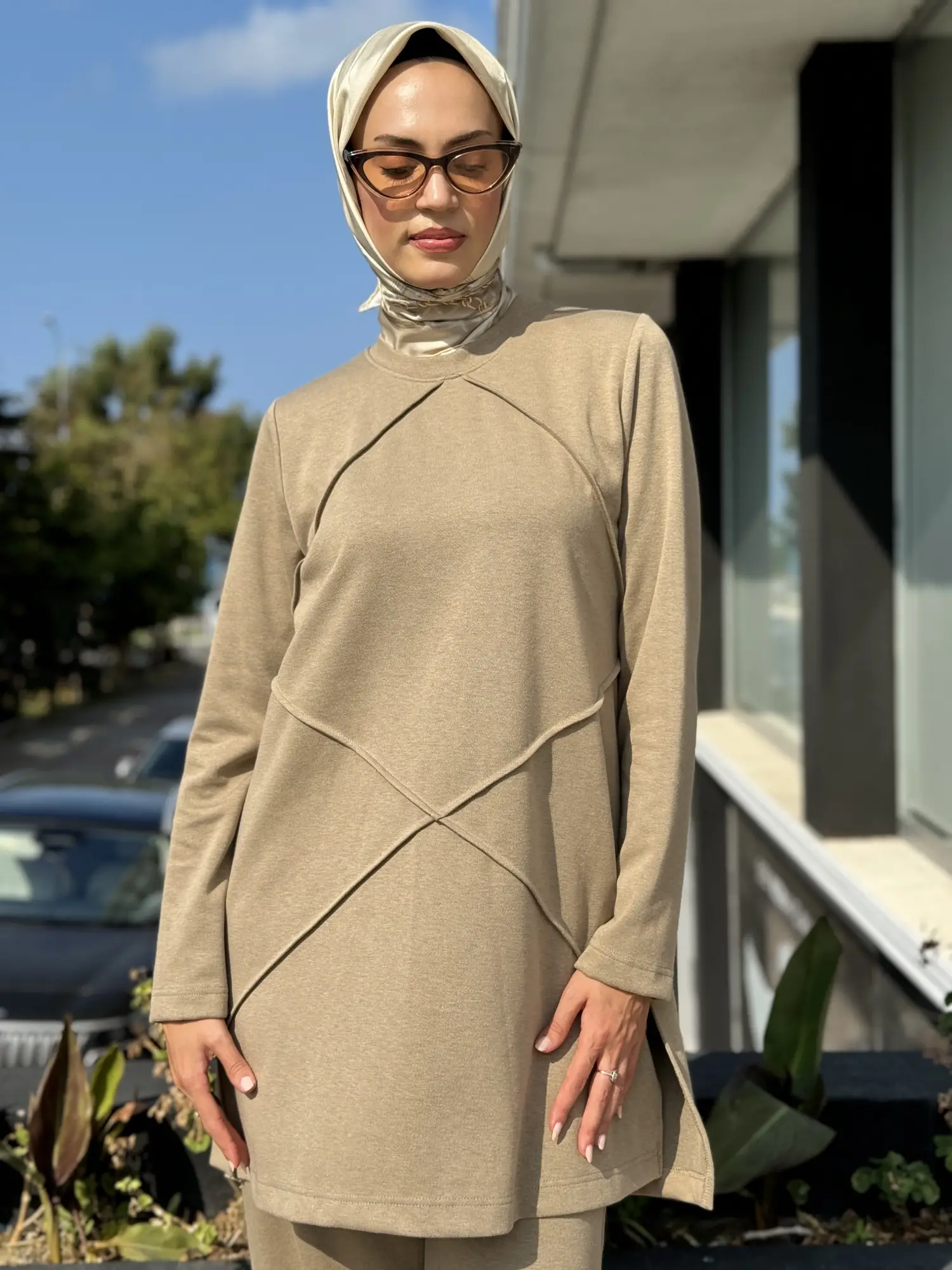 Almarwah Örme Rayon Tunik Pantolon Takım 202688