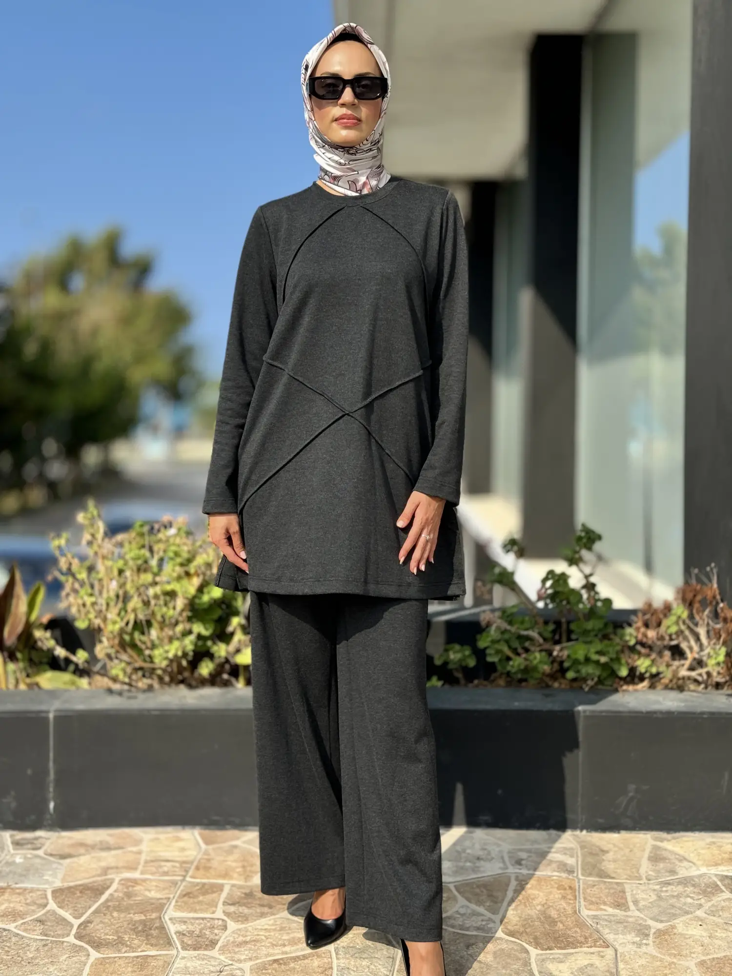 Almarwah Örme Rayon Tunik Pantolon Takım 202688