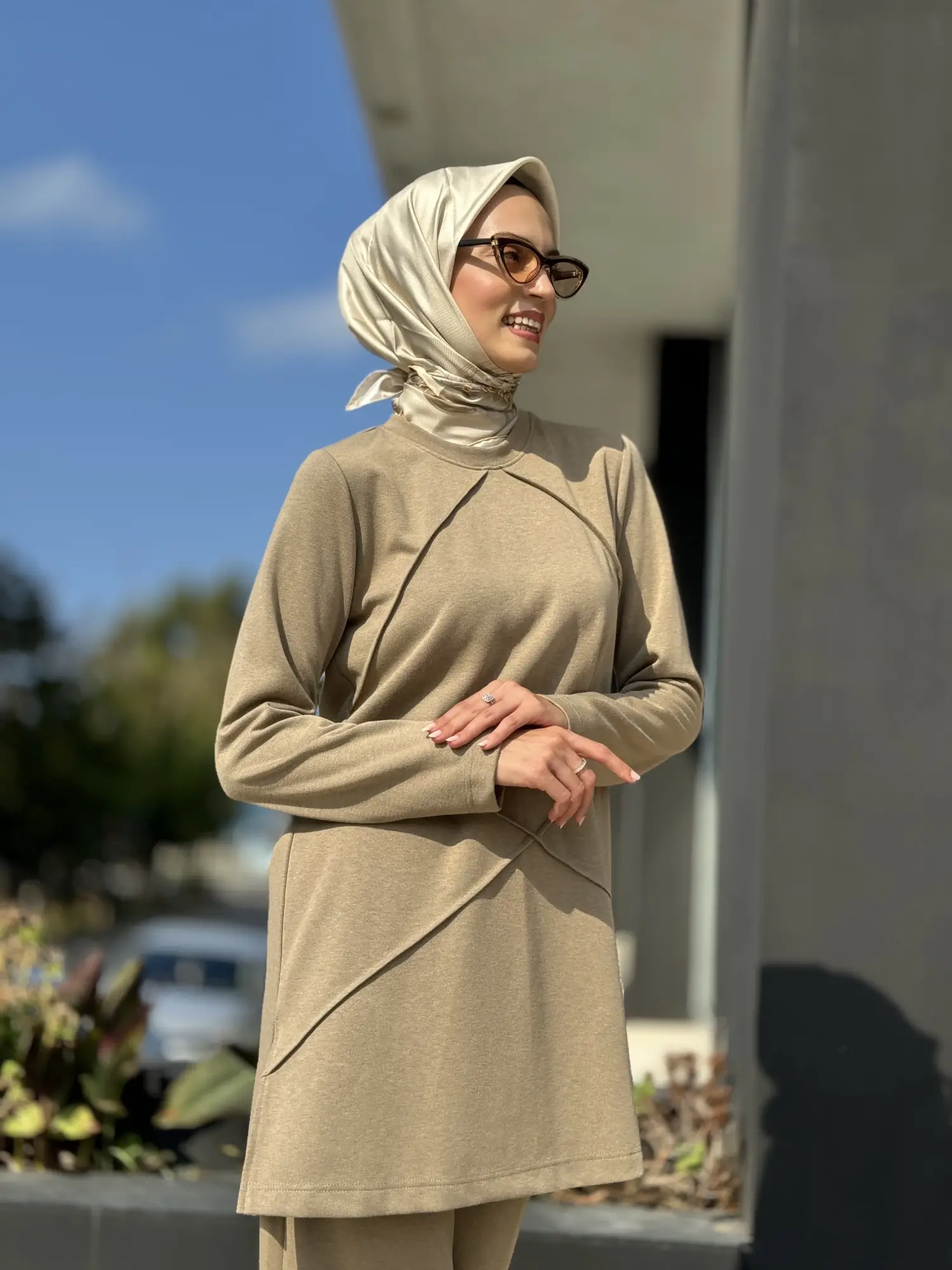Almarwah Örme Rayon Tunik Pantolon Takım 202688