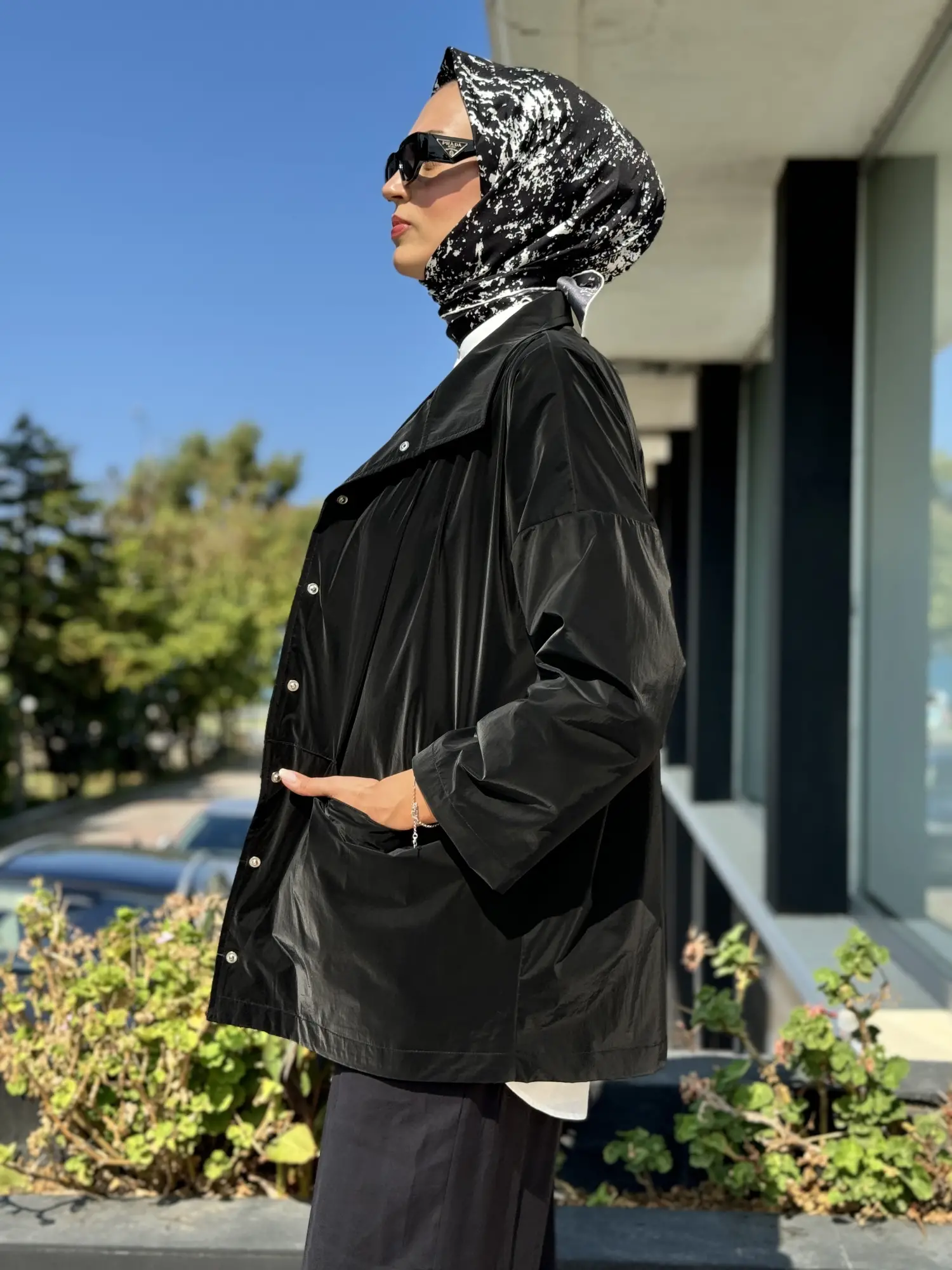 Almarwah Paraşüt Kumaş Ceket/Kap 505308