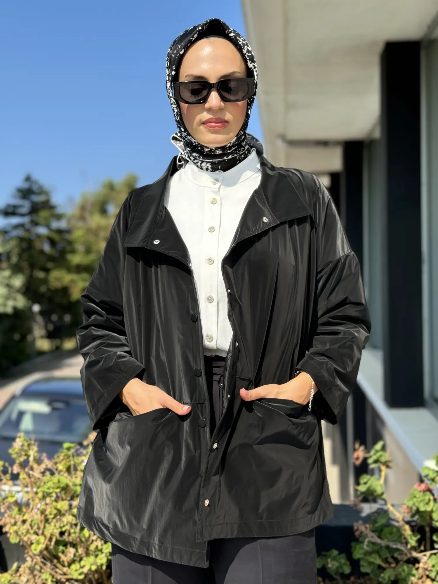 Almarwah Paraşüt Kumaş Ceket/Kap 505308