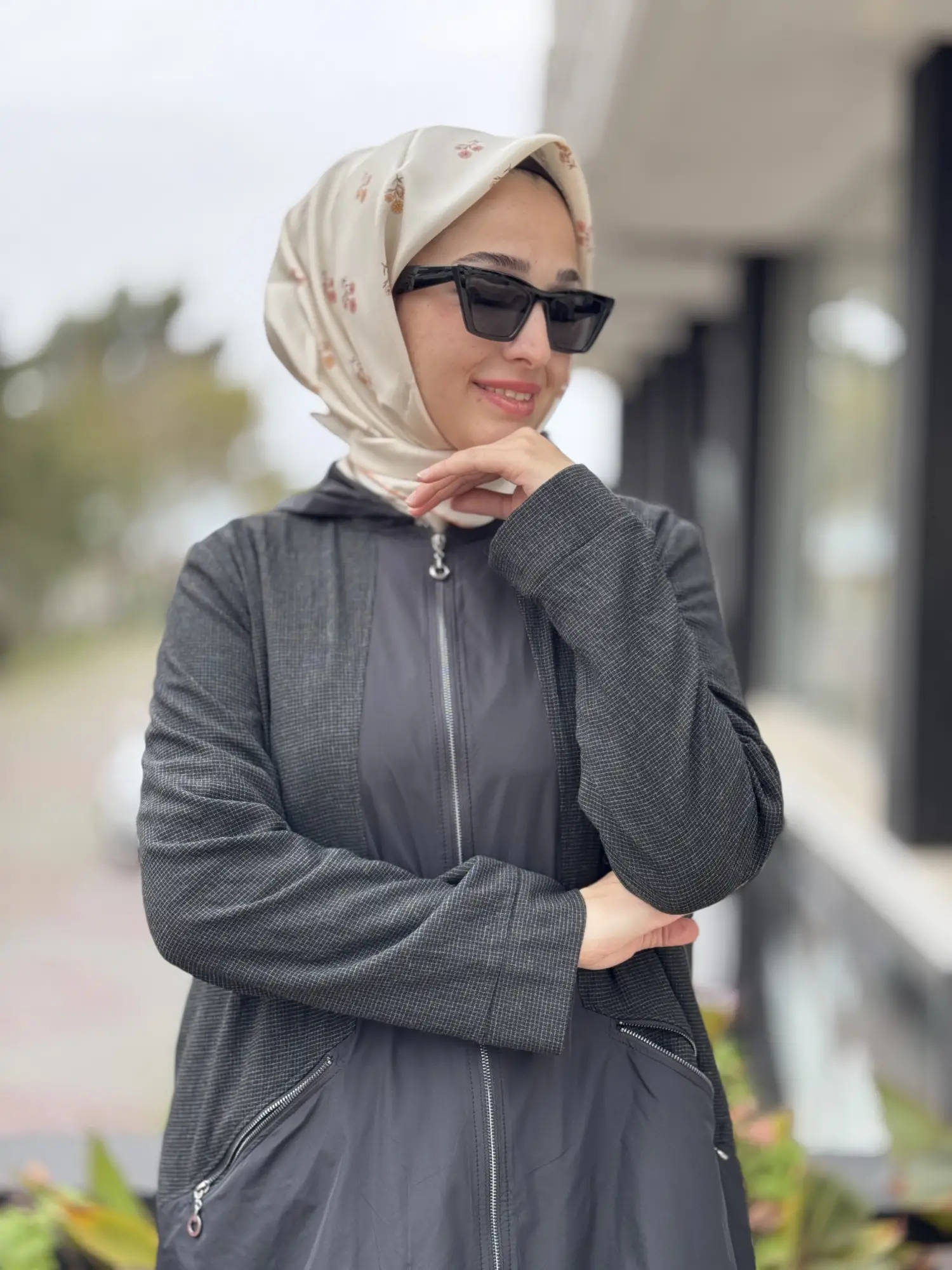 Almarwah Paraşüt Kumaş ve Fermuar Detaylı Kap 405003