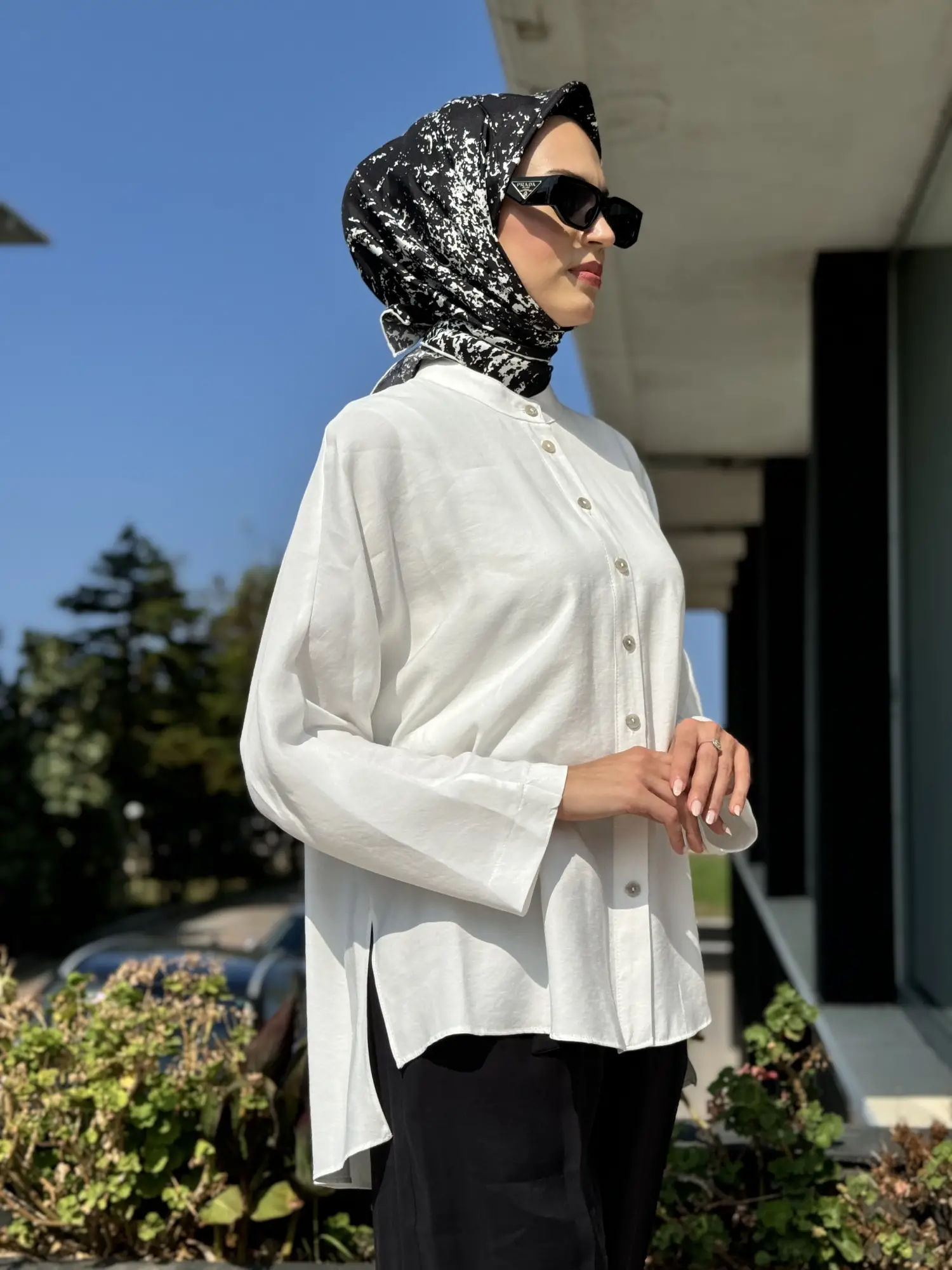 Almarwah Tencel Yarasa Kol Gömlek 101977