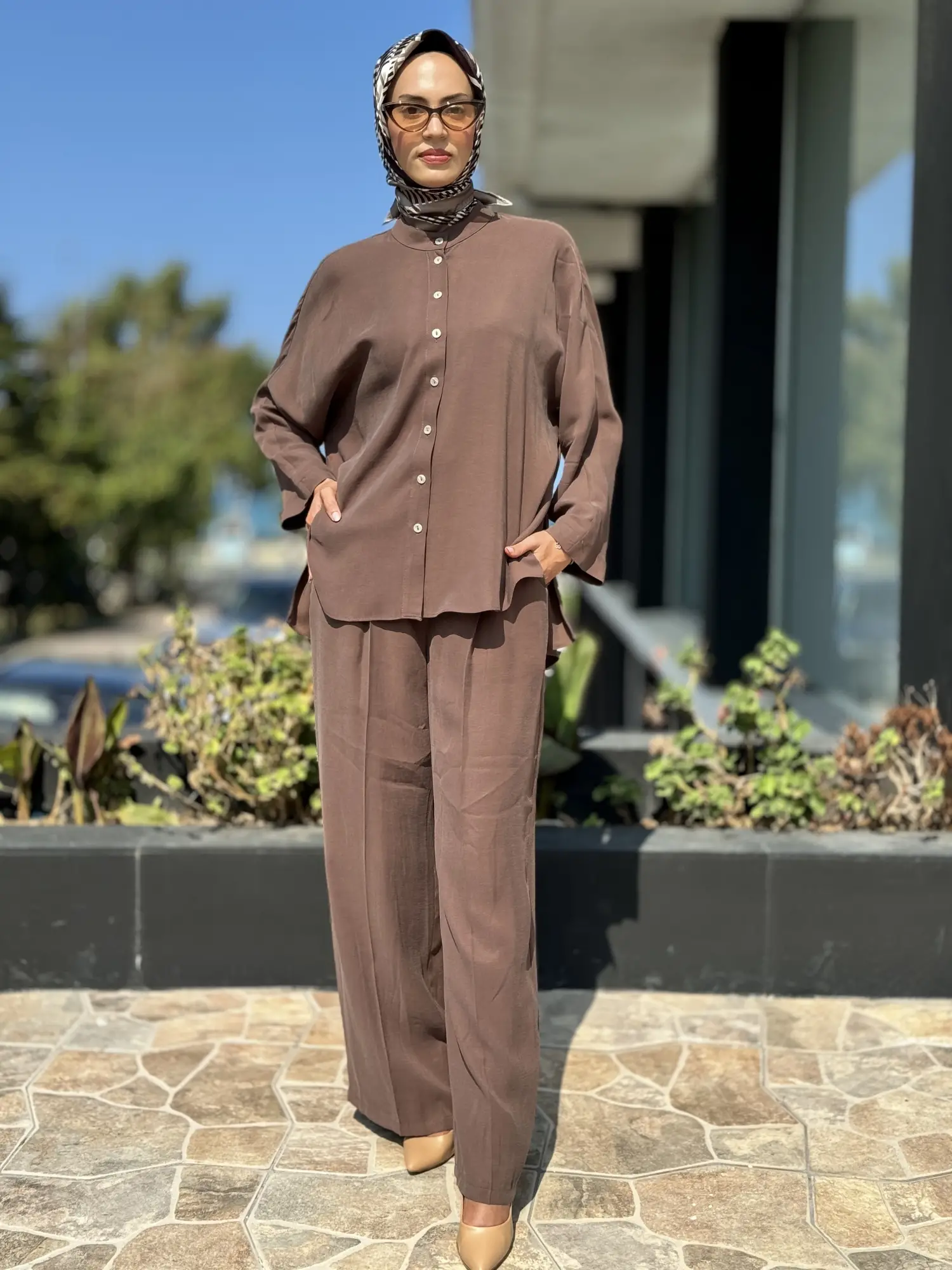 Almarwah Tencel Yarasa Kol Gömlek 101977