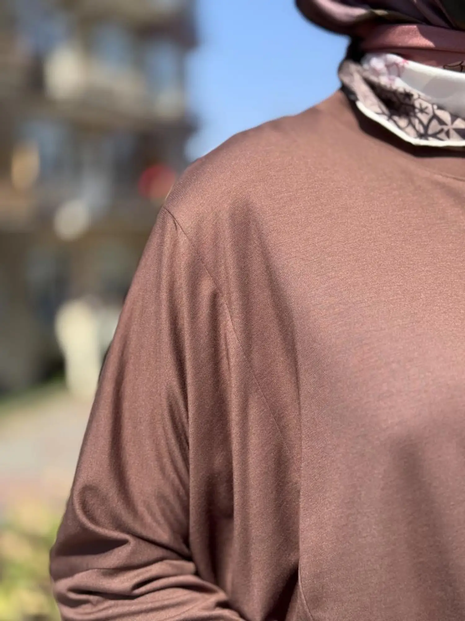 Almarwah Yandan Yırtmaçlı Viscon Tunik 102227