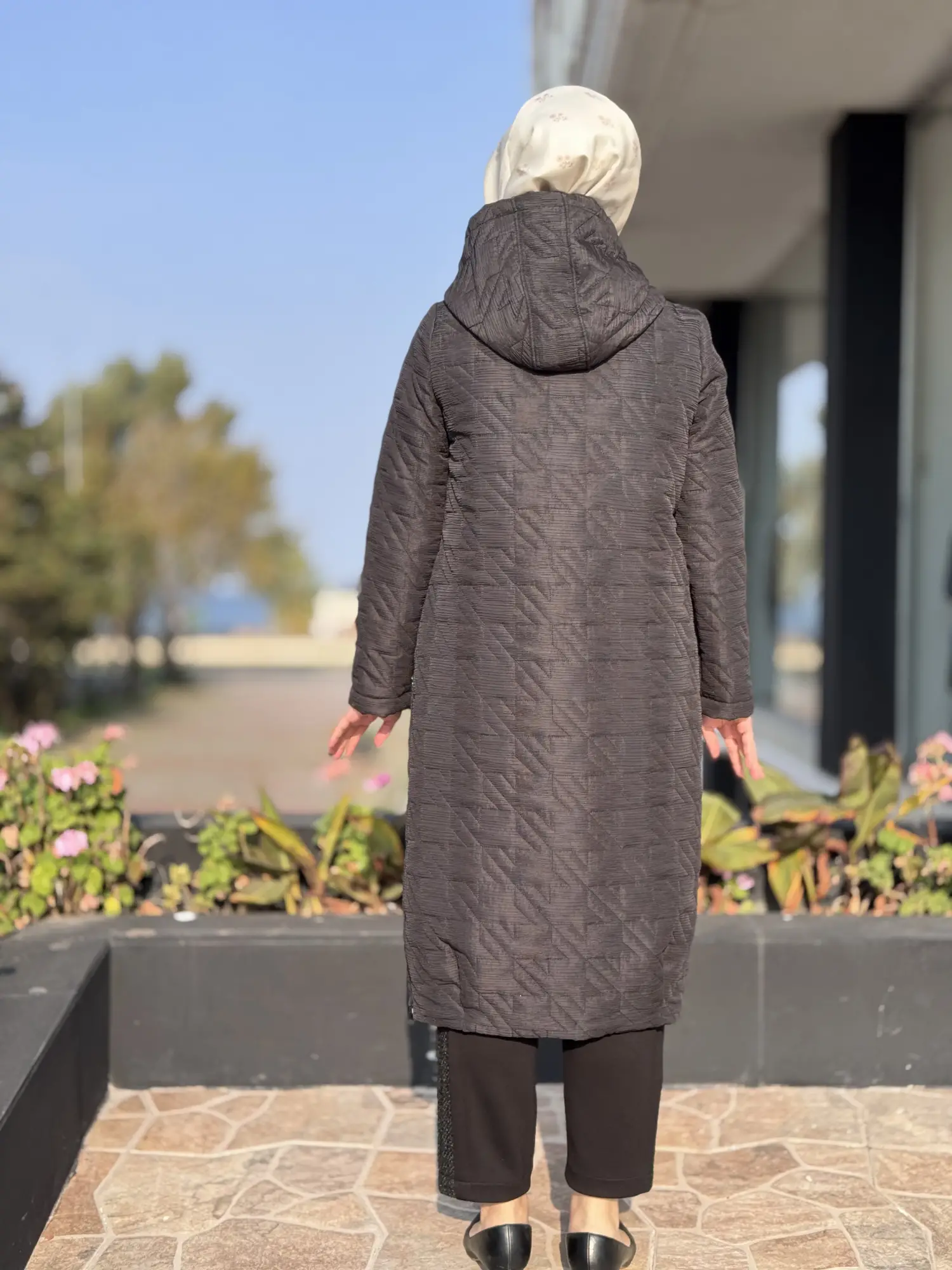 Almarwah Yanları Fermuar Detaylı Kapitone Mont 505331