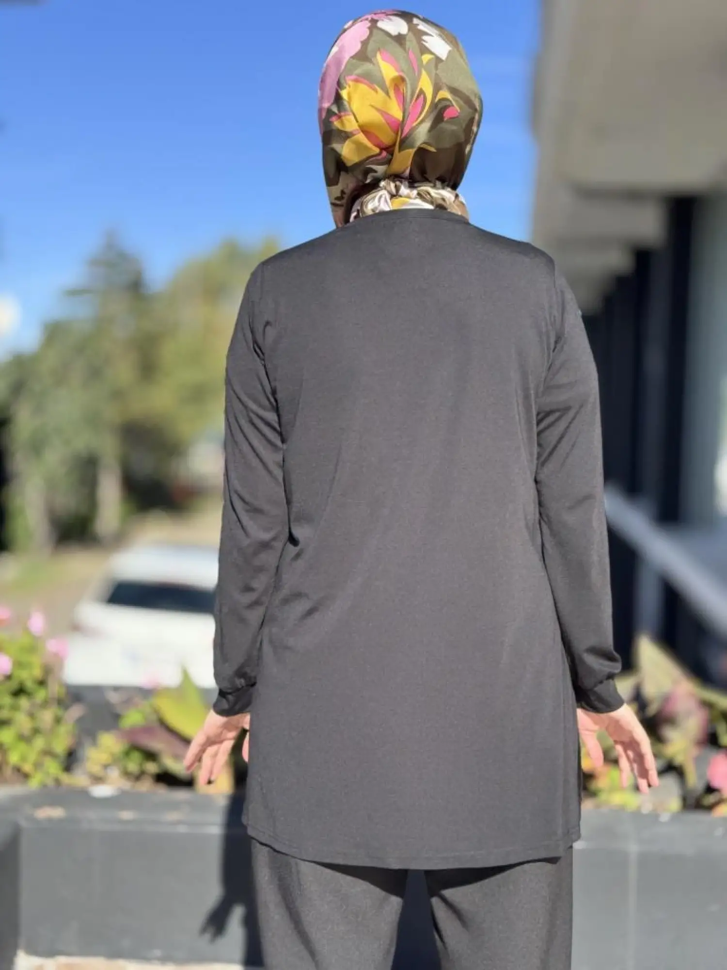 Almarwah Yırtmaç Detaylı Basic Tunik 102230