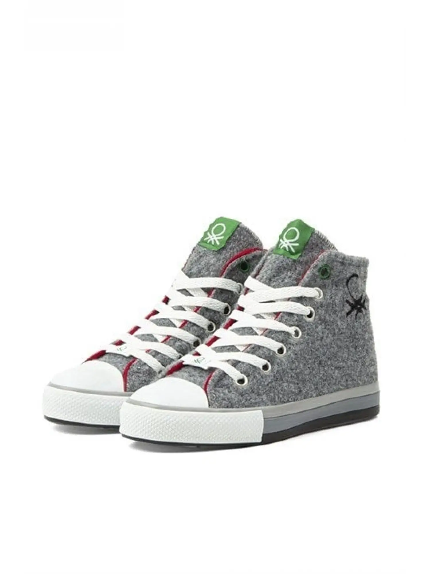 Benetton 30540 Kadın Keçe Ayakkabı