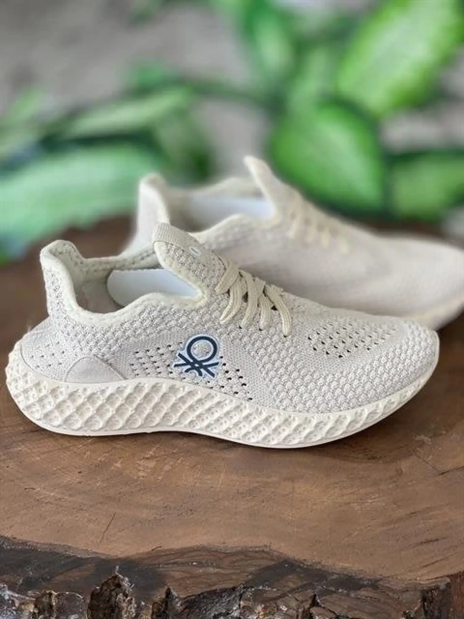 Benetton Bej Kadın Spor Ayakkabı 30009