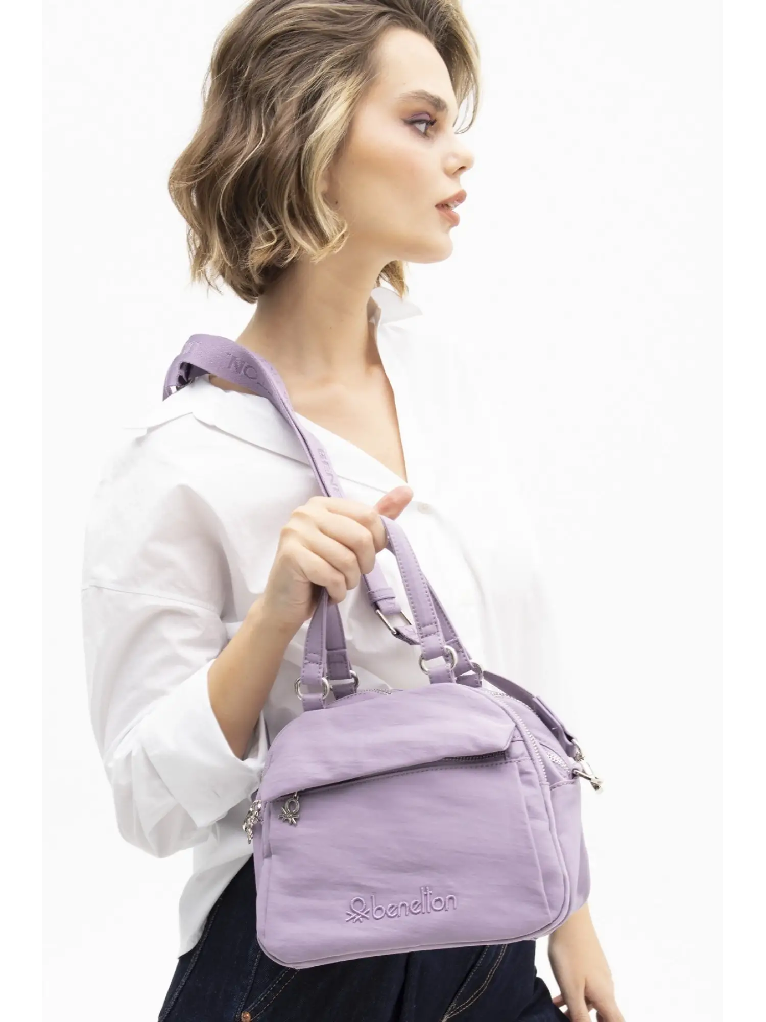 Benetton El Omuz Çantası BNT1193