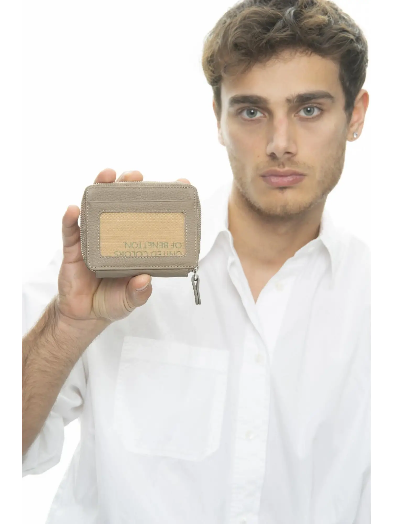 Benetton Fermuarlı Deri Cüzdan BNT1024