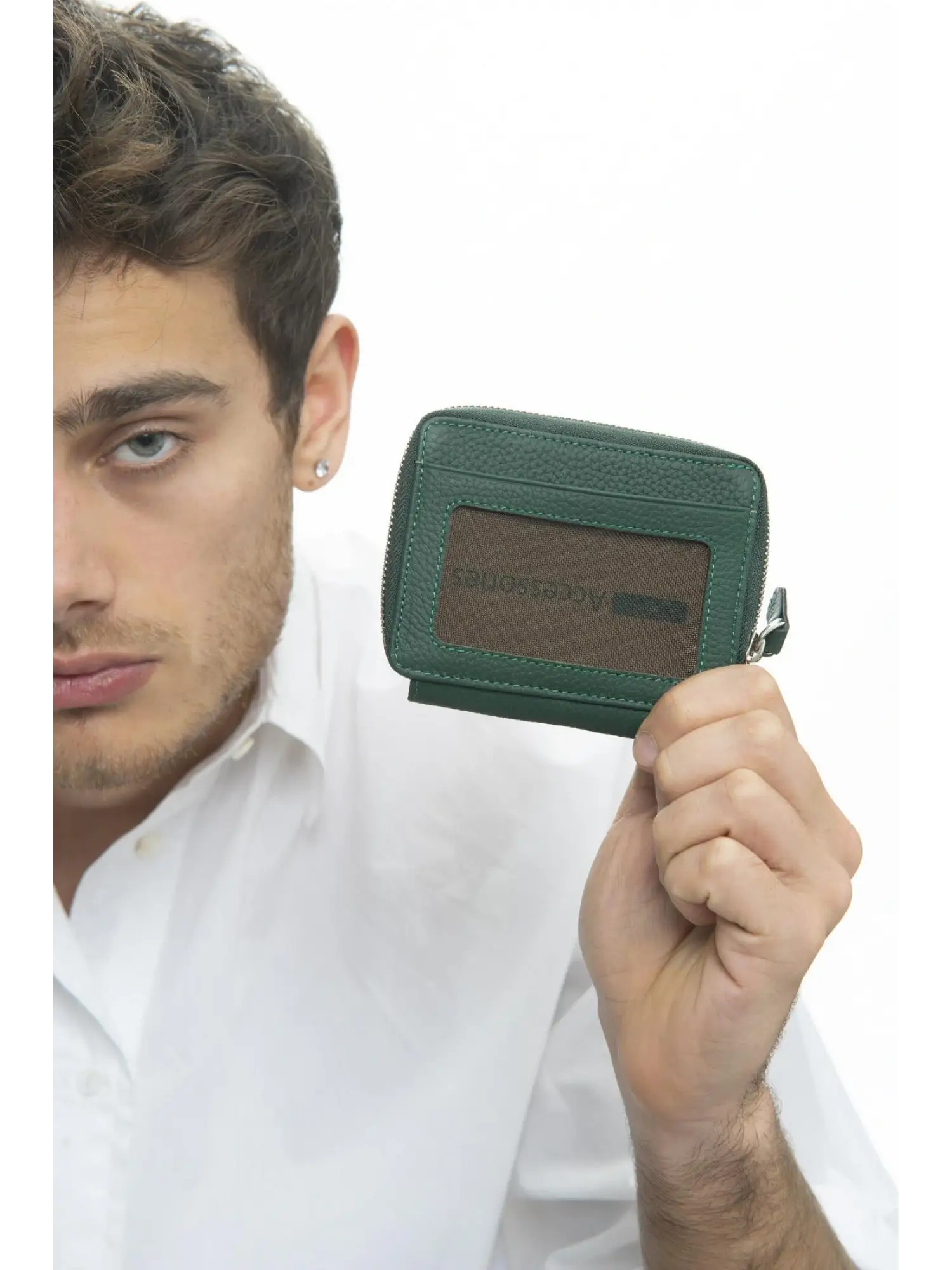 Benetton Fermuarlı Deri Cüzdan BNT1024