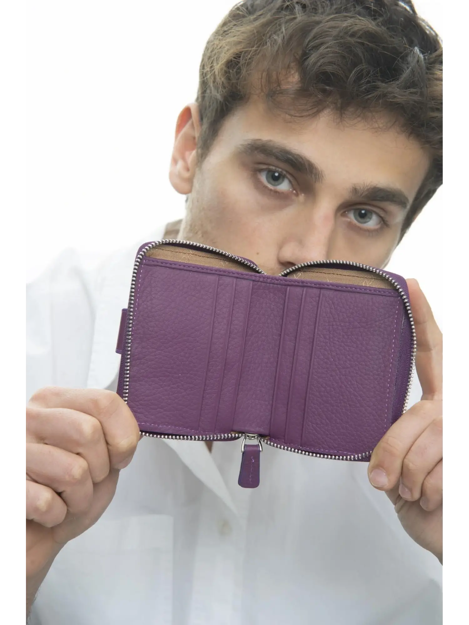 Benetton Fermuarlı Deri Cüzdan BNT1024