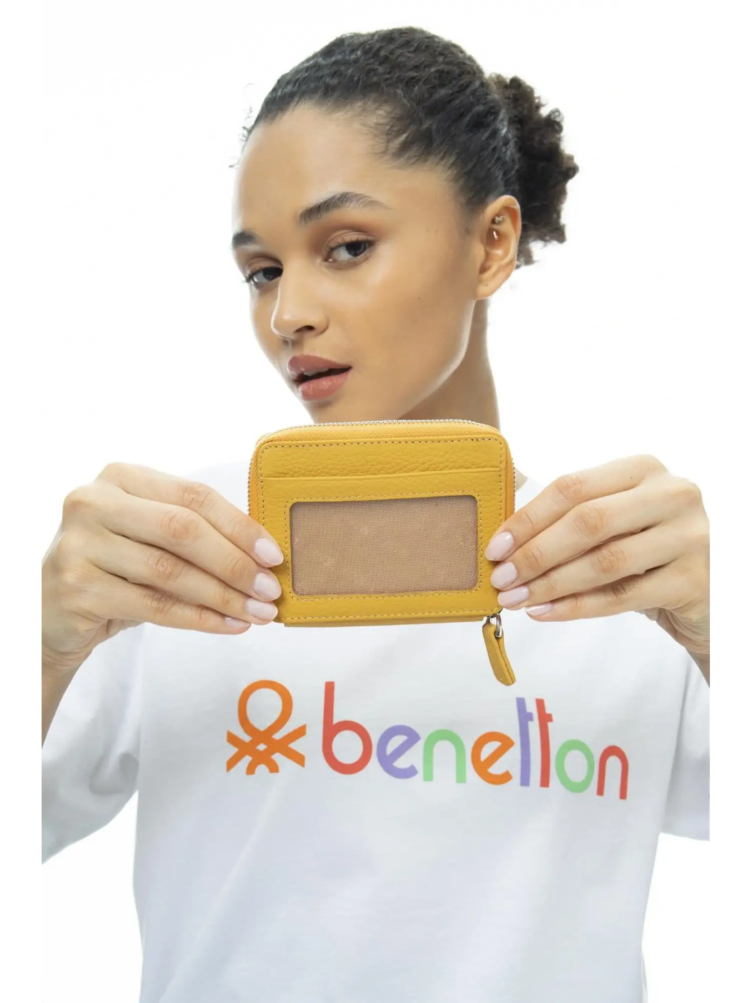 Benetton Fermuarlı Deri Cüzdan BNT1024