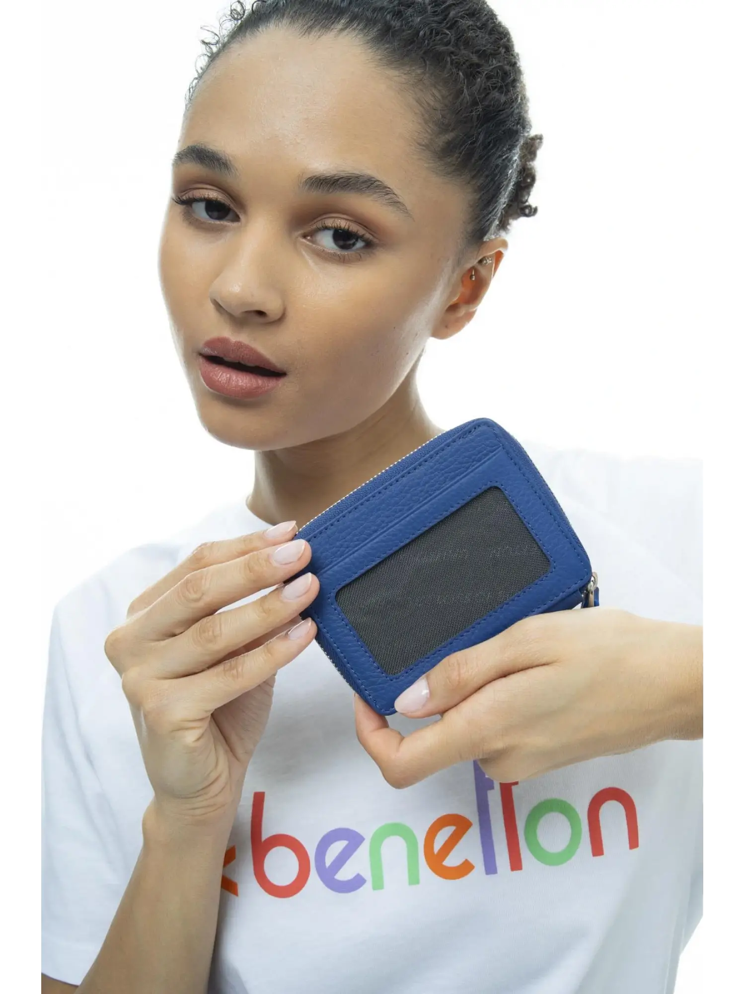 Benetton Fermuarlı Deri Cüzdan BNT1024