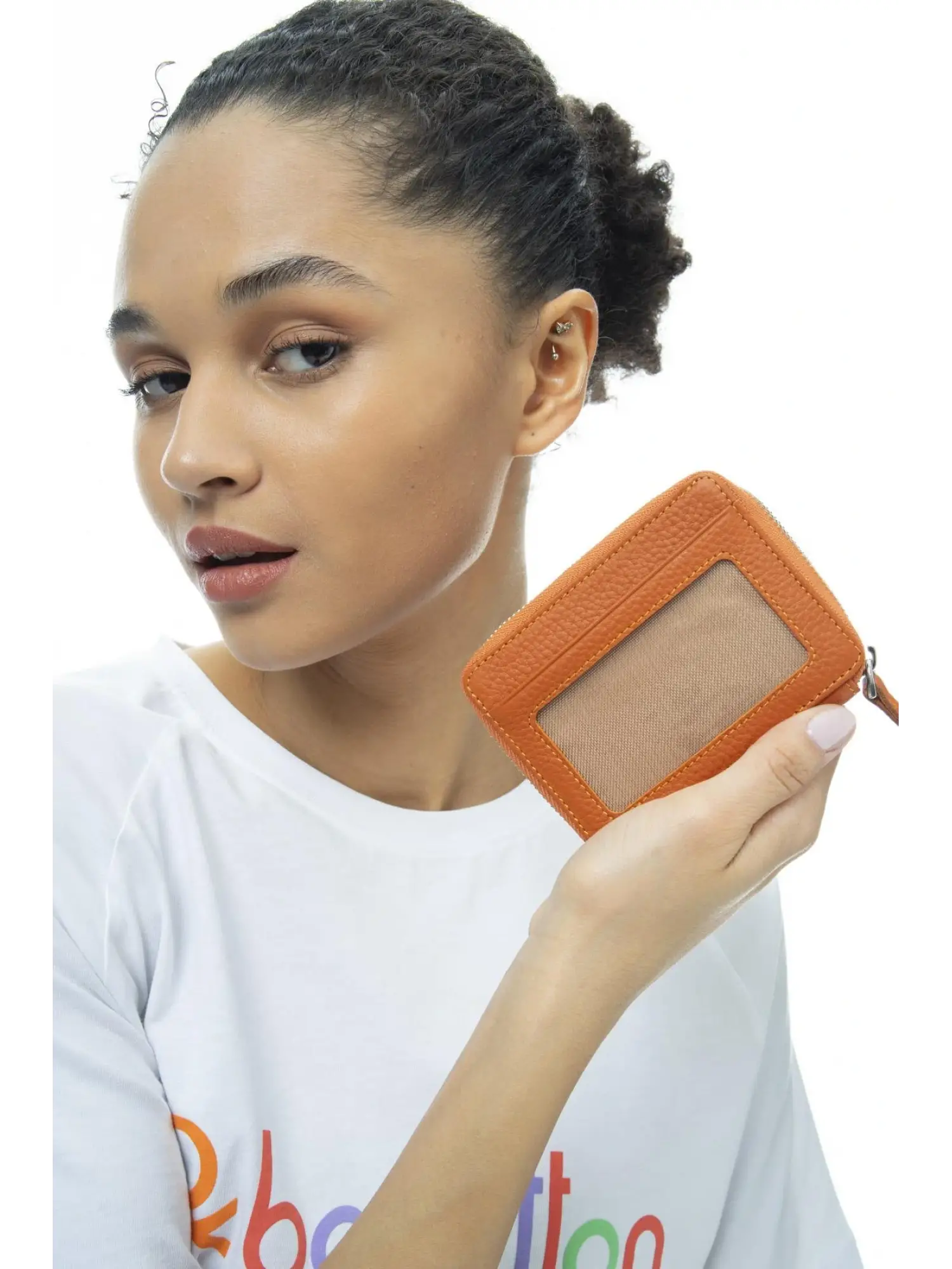 Benetton Fermuarlı Deri Cüzdan BNT1024