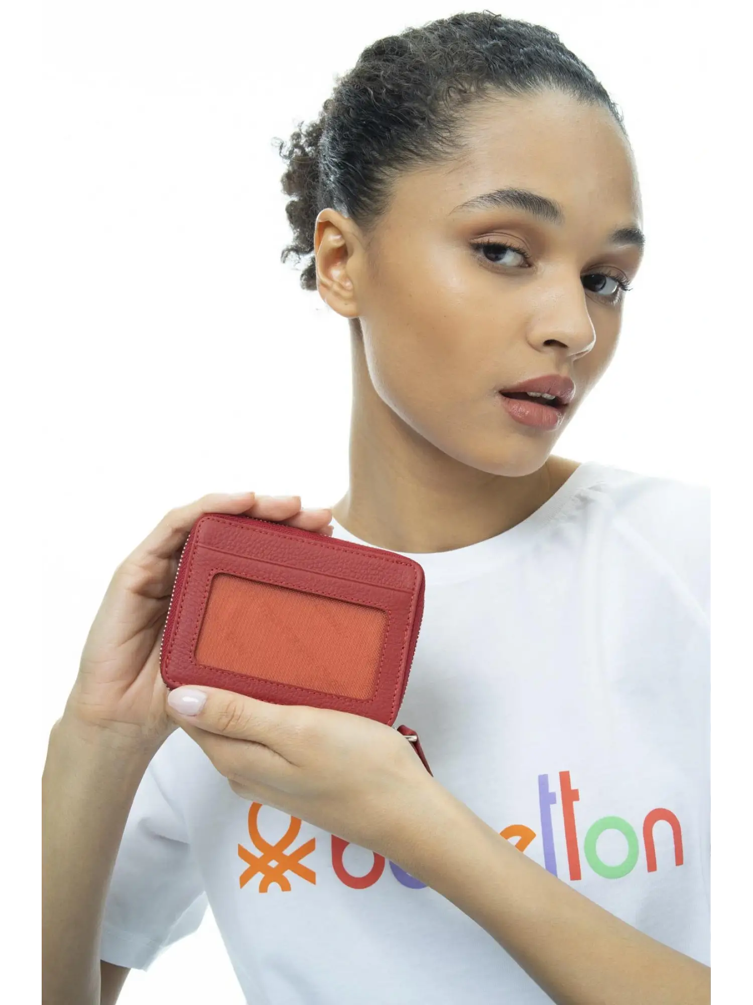 Benetton Fermuarlı Deri Cüzdan BNT1024