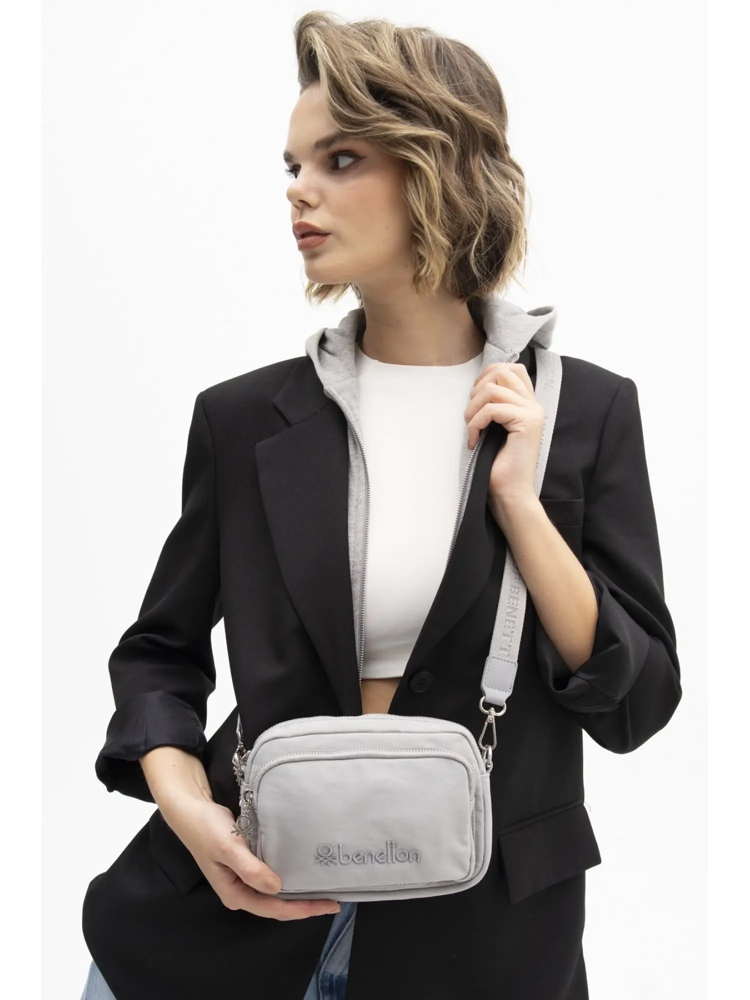 Benetton Fermuarlı Küçük Çapraz Çanta BNT1203