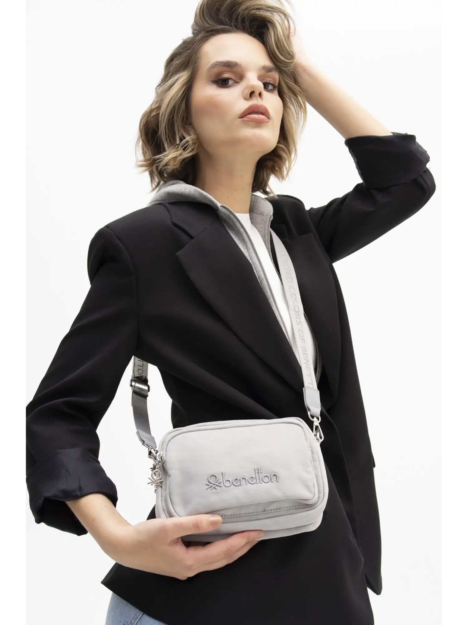 Benetton Fermuarlı Küçük Çapraz Çanta BNT1203