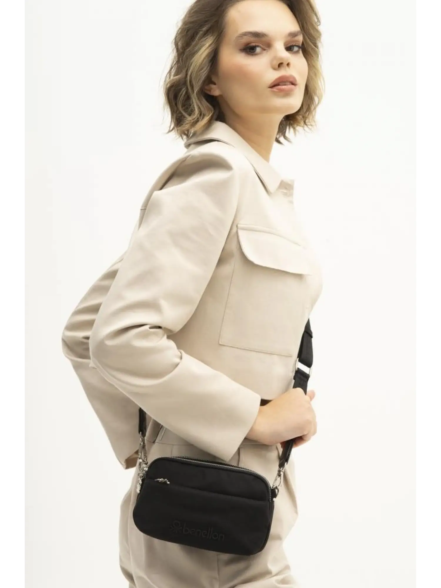 Benetton Fermuarlı Küçük Çapraz Çanta BNT1205