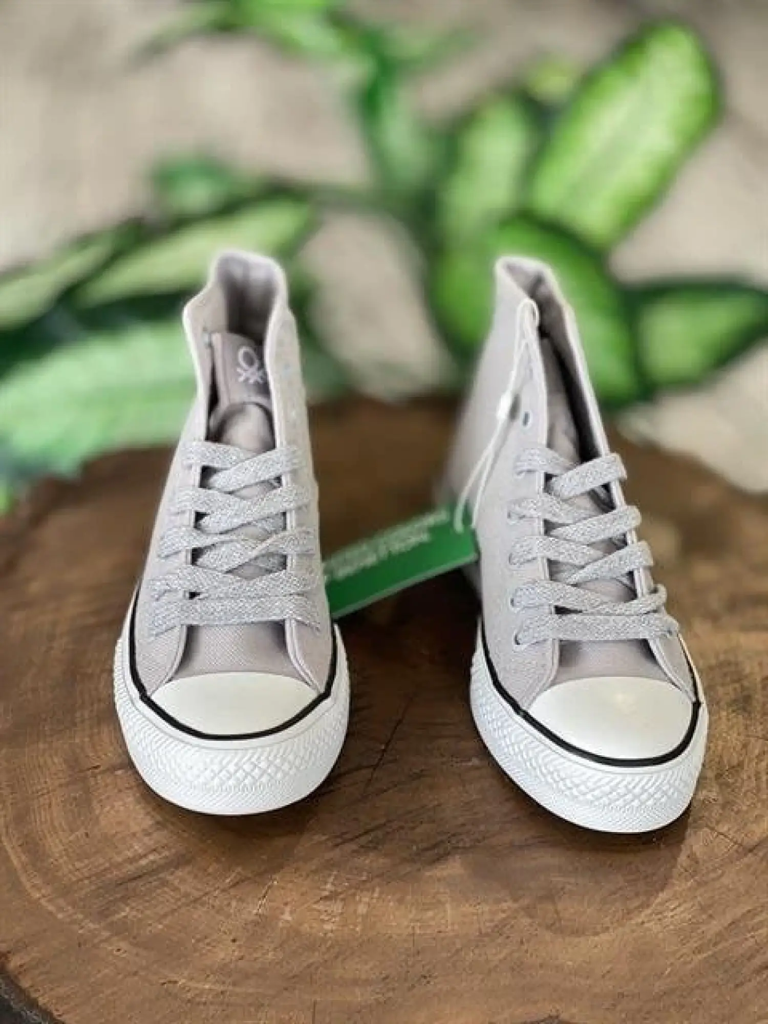 Benetton Gri Converse Spor Ayakkabı 30628