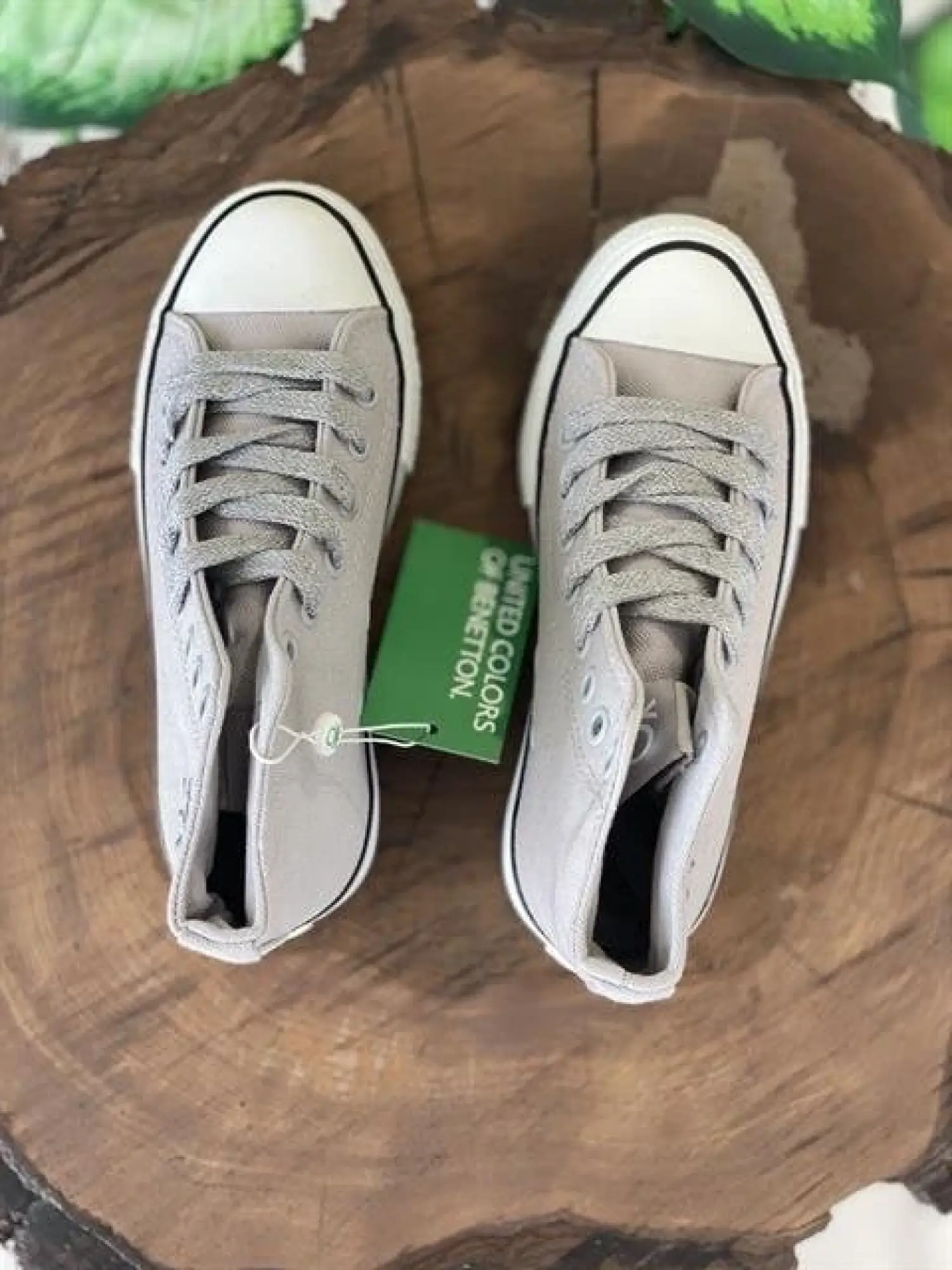 Benetton Gri Converse Spor Ayakkabı 30628