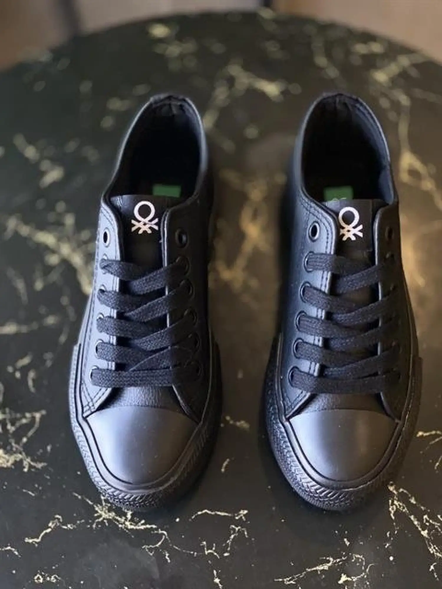 Benetton Konvers Yüksek Taban Deri Ayakkabı BN31131