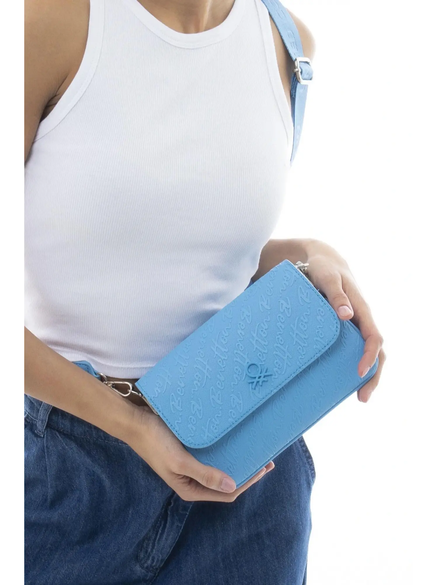 Benetton Üç Bölmeli Çapraz Çanta BNT1070