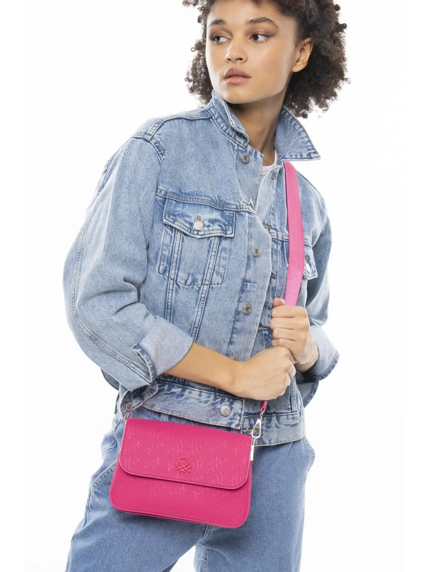 Benetton Üç Bölmeli Çapraz Çanta BNT1070