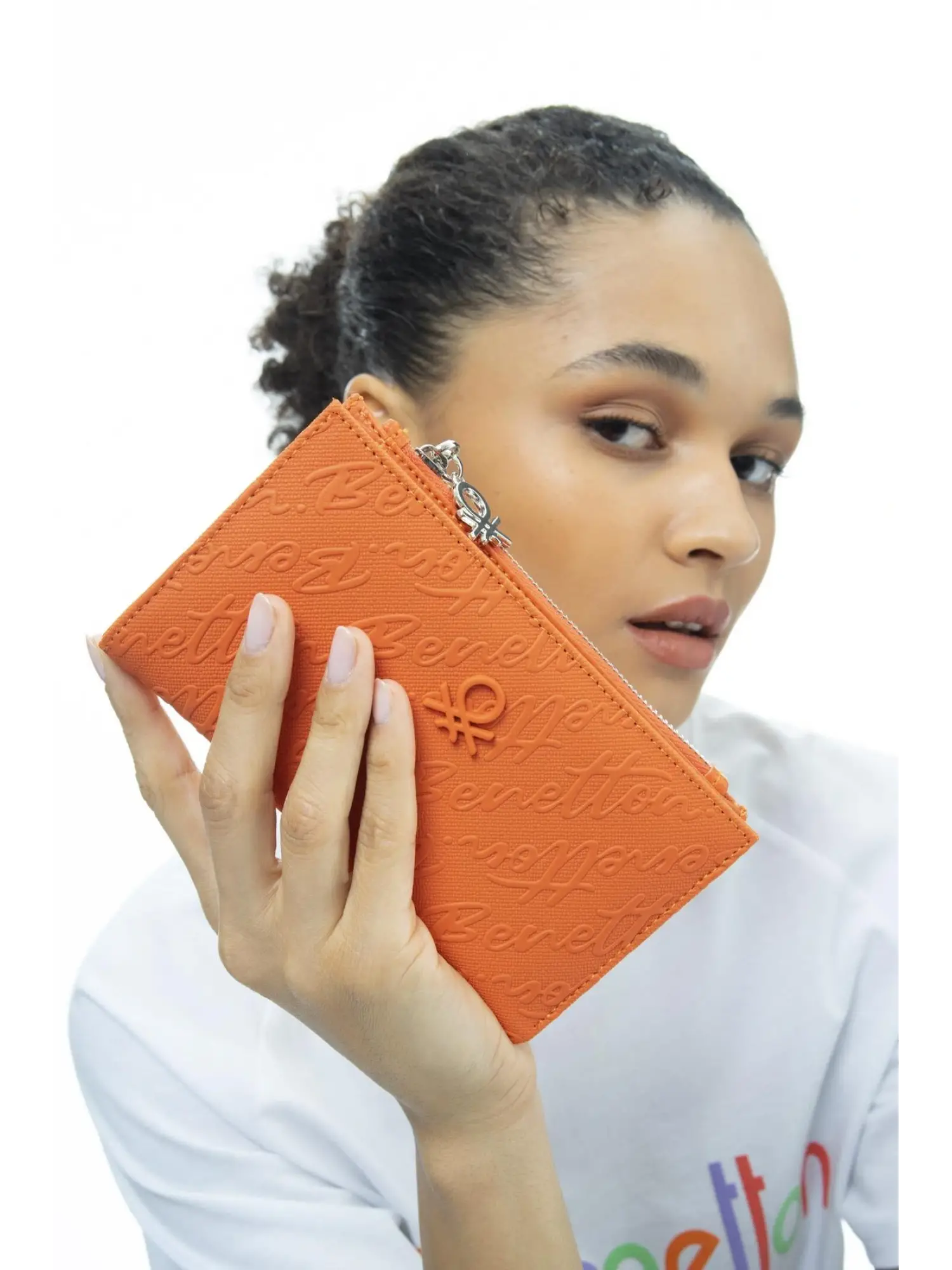 Benetton Yazılı Büyük İnce Cüzdan BNT988