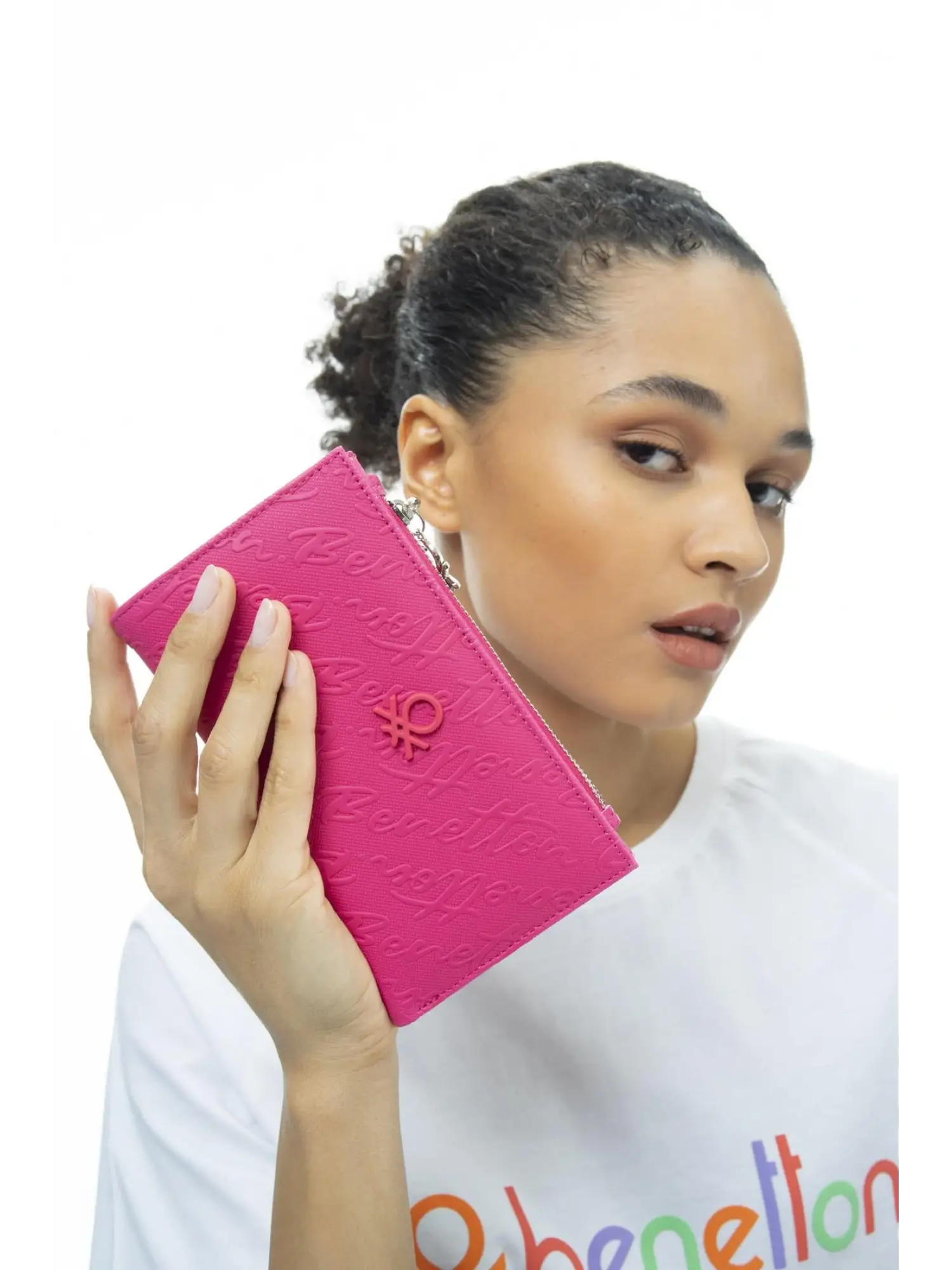 Benetton Yazılı Büyük İnce Cüzdan BNT988