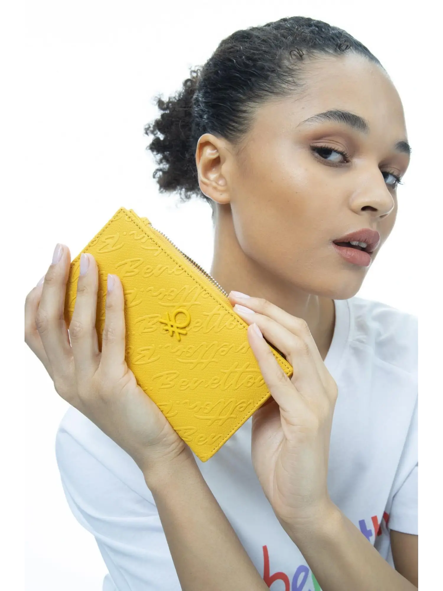 Benetton Yazılı Büyük İnce Cüzdan BNT988