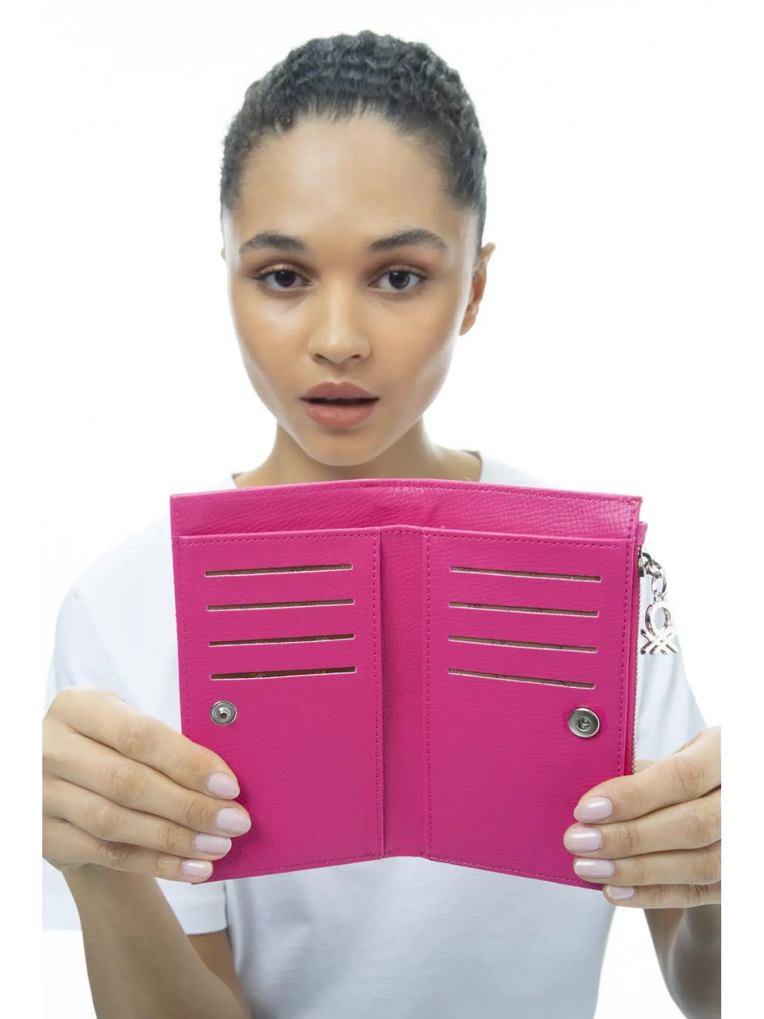 Benetton Yazılı Büyük İnce Cüzdan BNT988