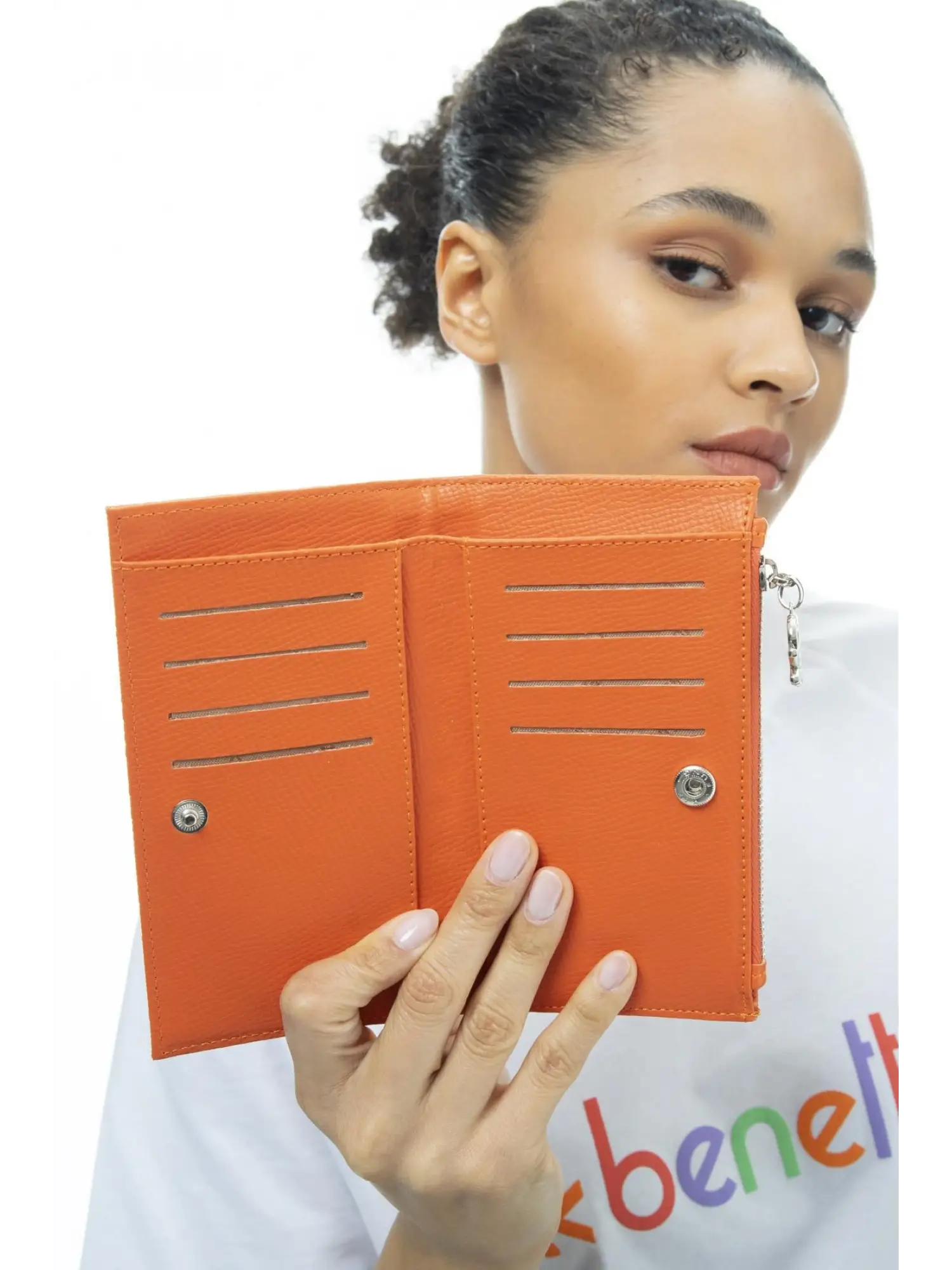 Benetton Yazılı Büyük İnce Cüzdan BNT988