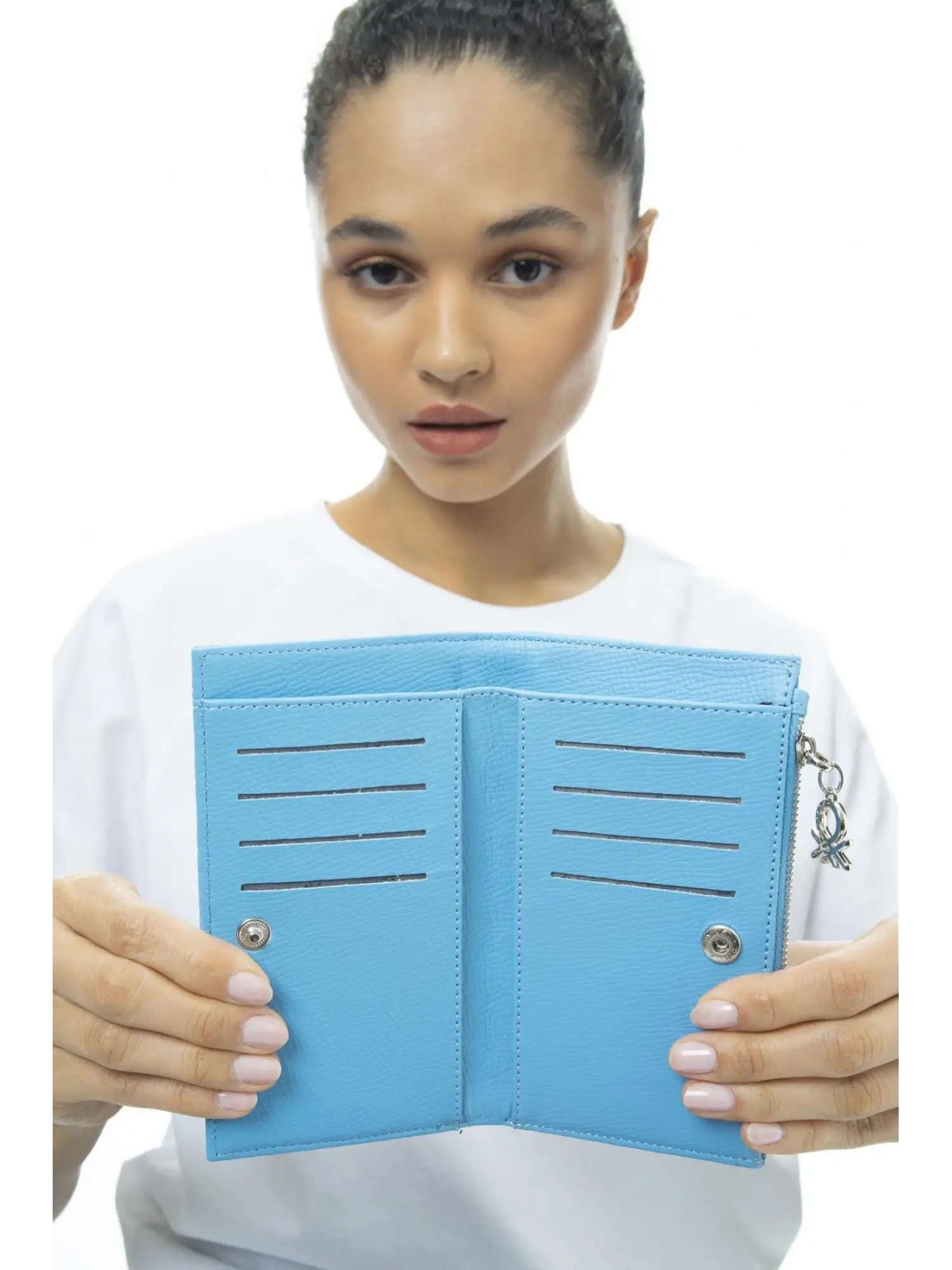 Benetton Yazılı Büyük İnce Cüzdan BNT988