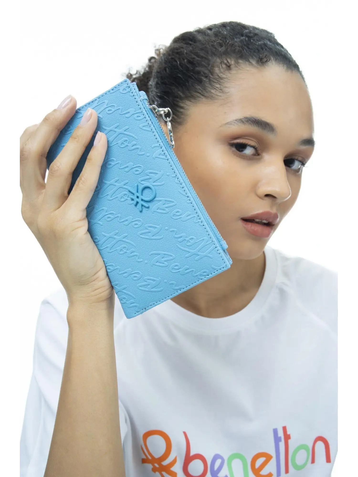 Benetton Yazılı Büyük İnce Cüzdan BNT988