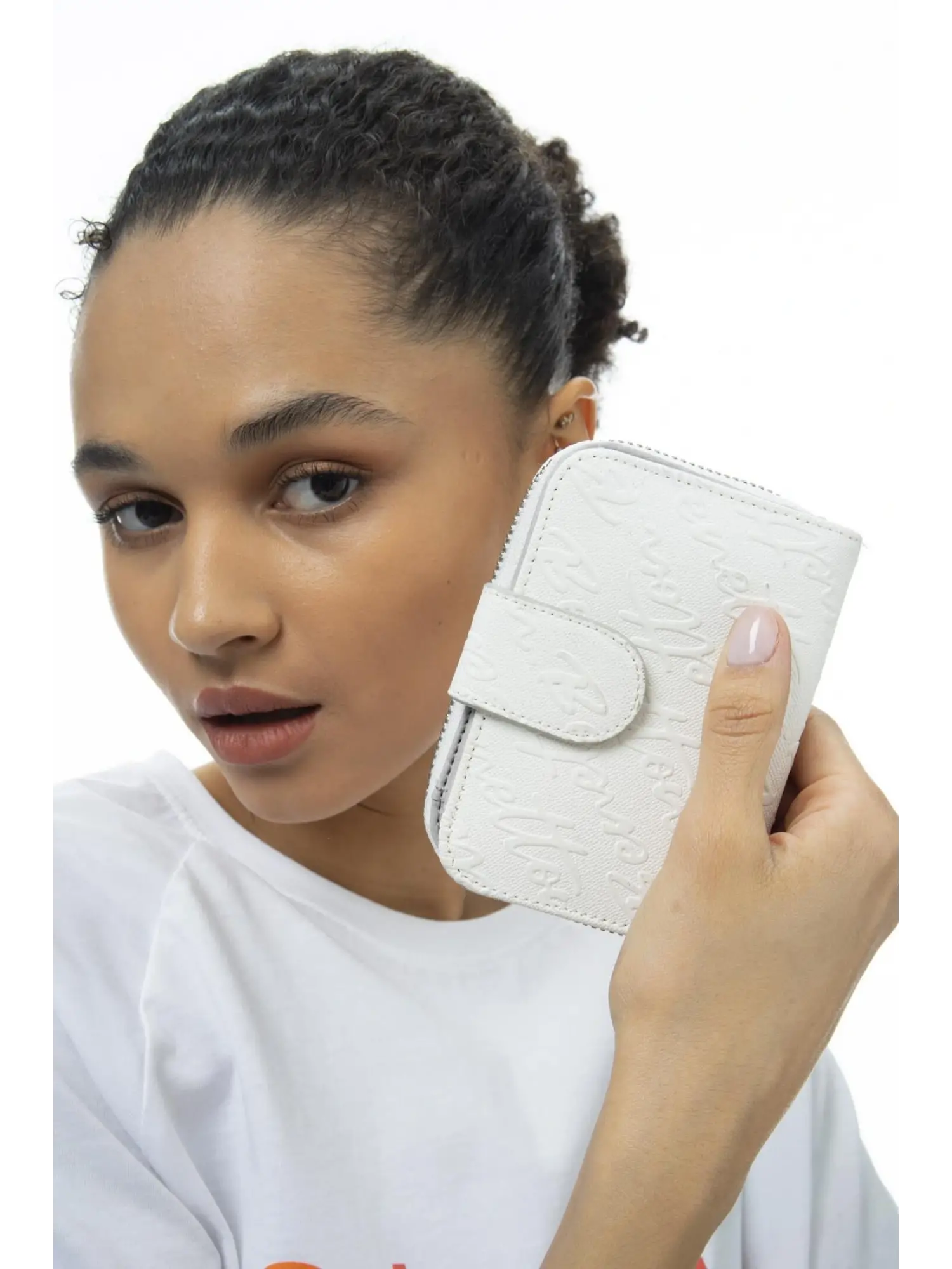 Benetton Yazılı Fermuarlı Cüzdan BNT986