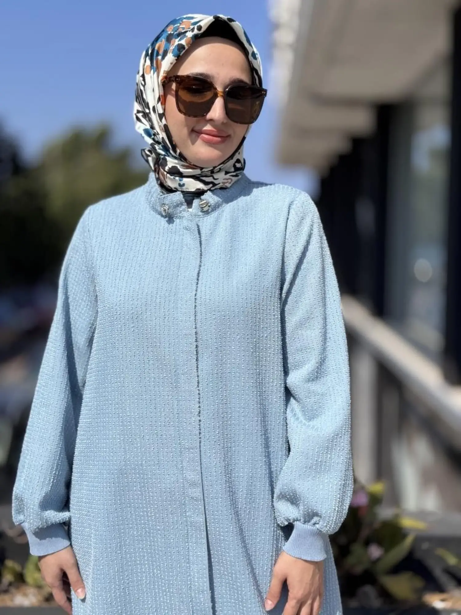 Ghisa Asimetrik Denim Kap G2678